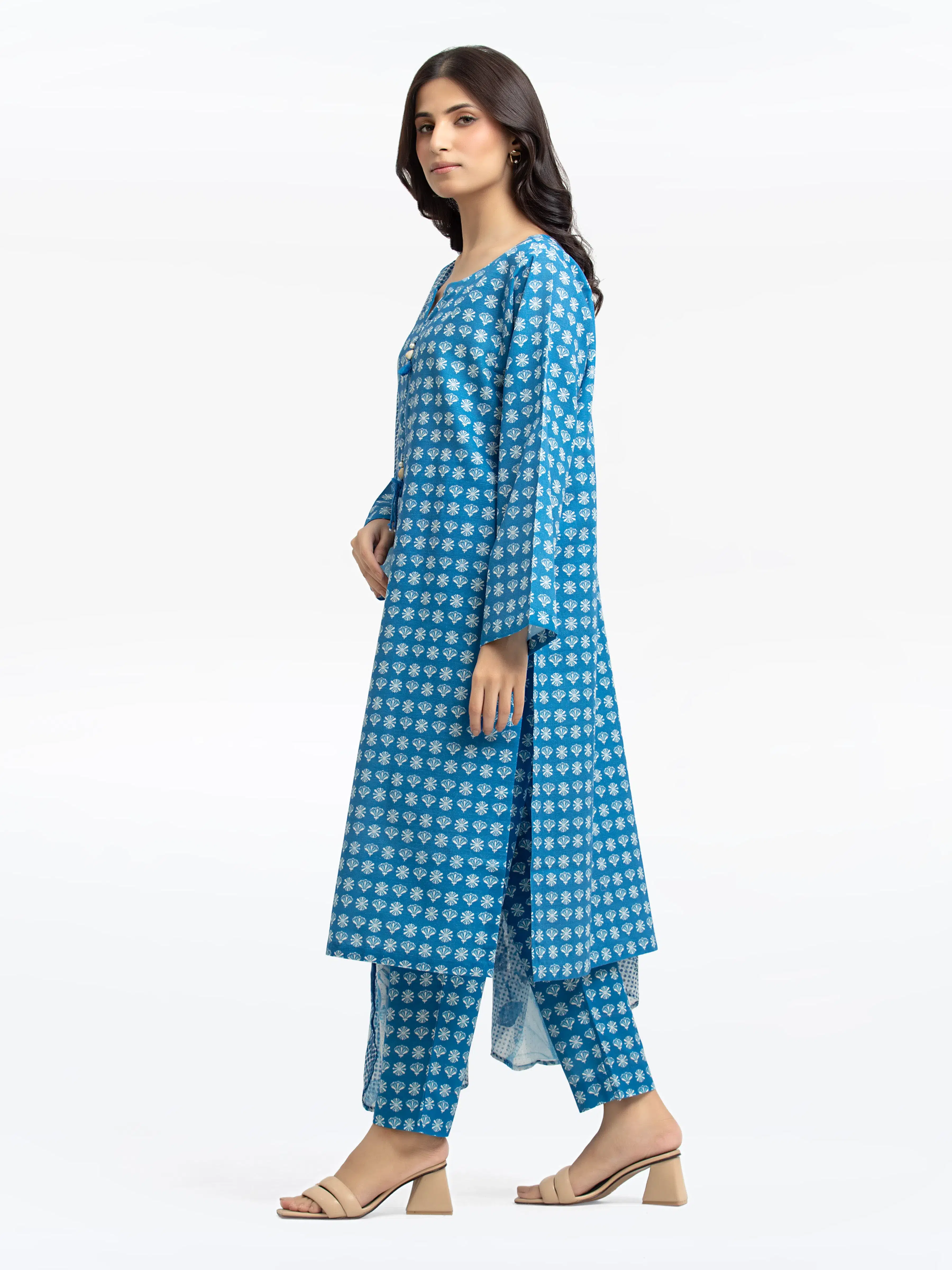 Printed Khaddar Suit - EWTKP24-81365-3P - Image 4