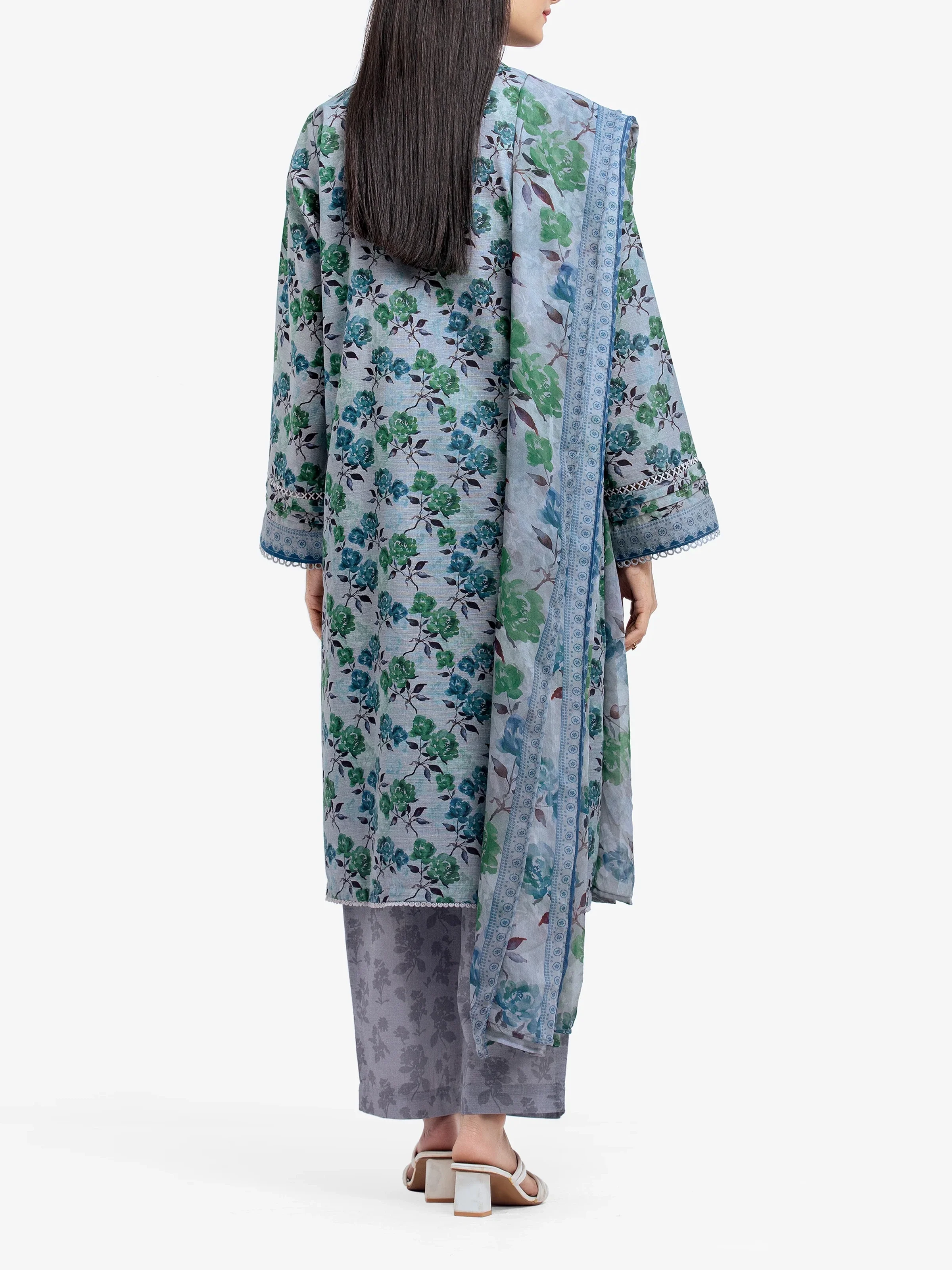 Printed Khaddar Suit - EWTKP24-81495-3P - Image 5