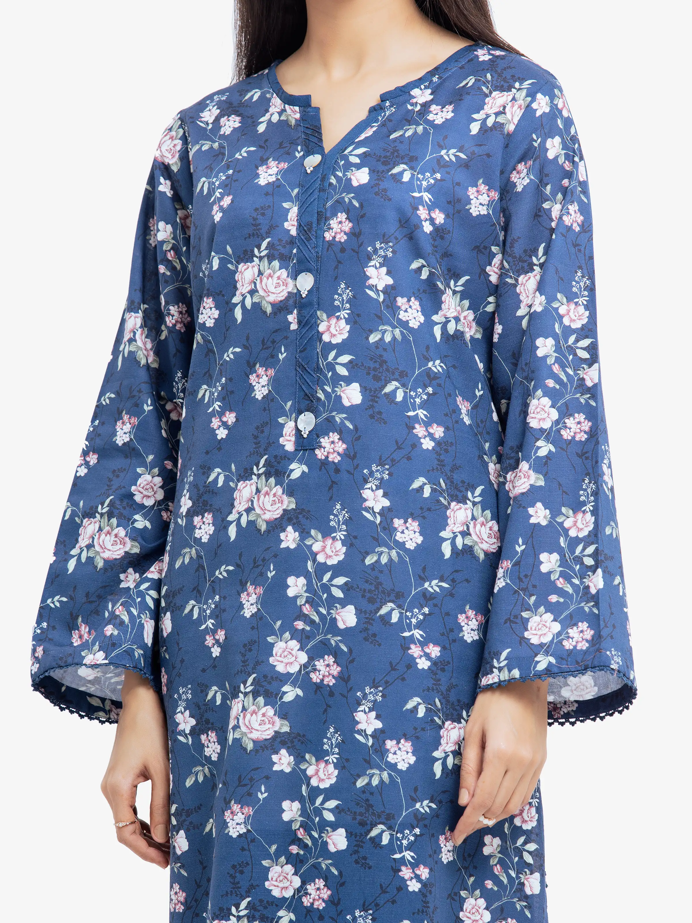 Printed Khaddar Suit - EWTKP24-81496-3P - Image 3