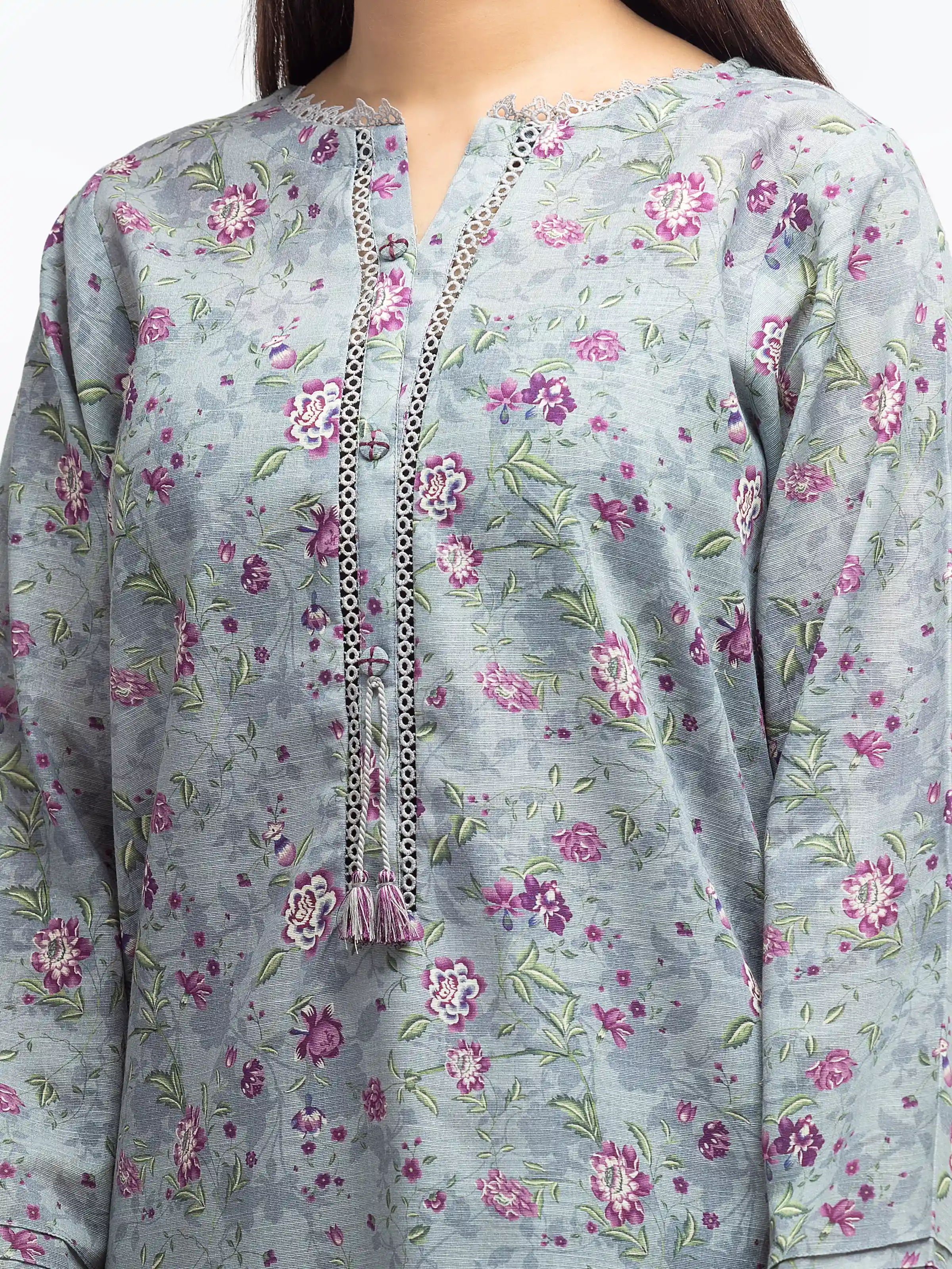 Printed Khaddar Suit - EWTKP24-81497-3P - Image 3