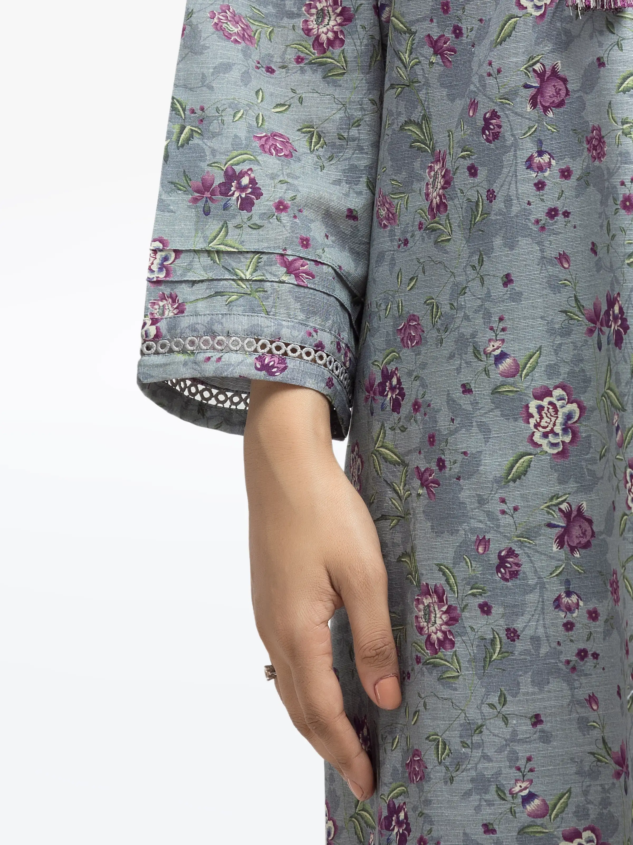 Printed Khaddar Suit - EWTKP24-81497-3P - Image 4