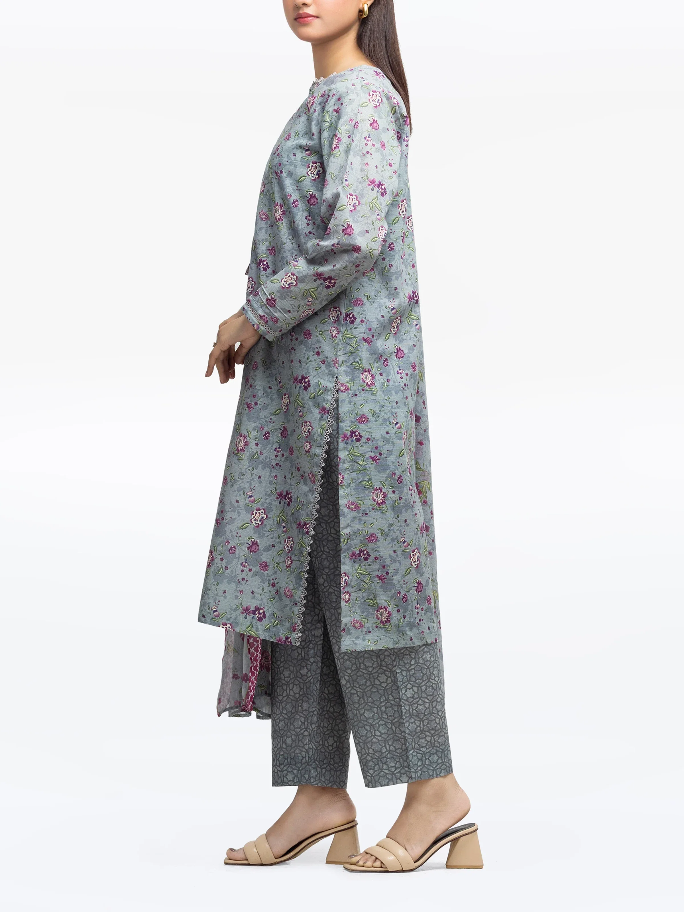 Printed Khaddar Suit - EWTKP24-81497-3P - Image 5