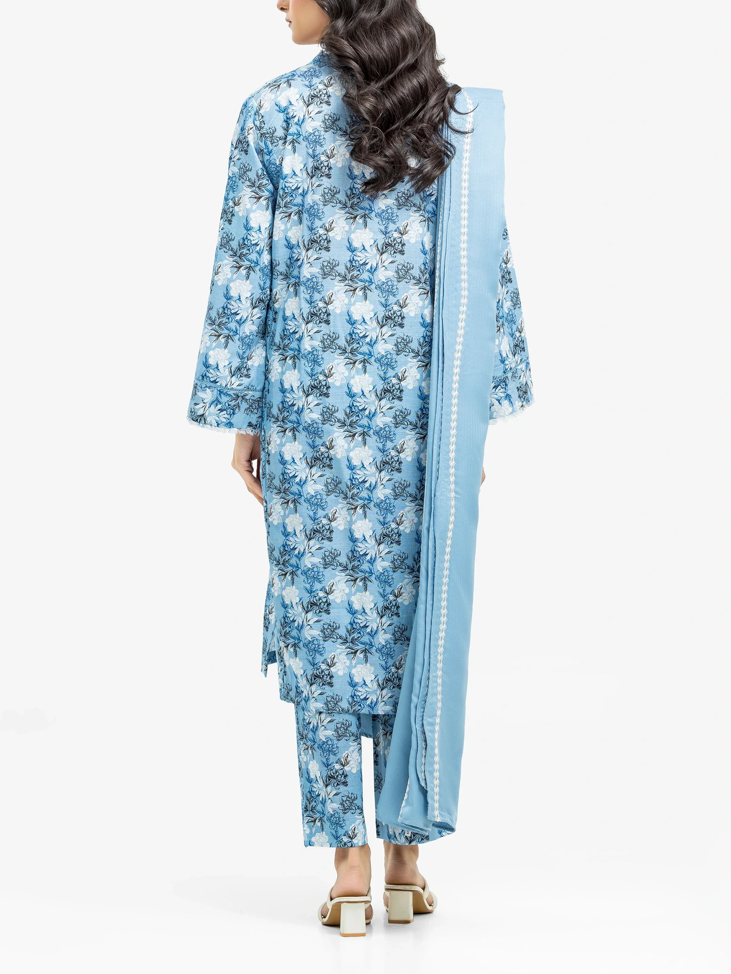 Printed Khaddar Suit - EWTKP24-81526-3P - Image 5