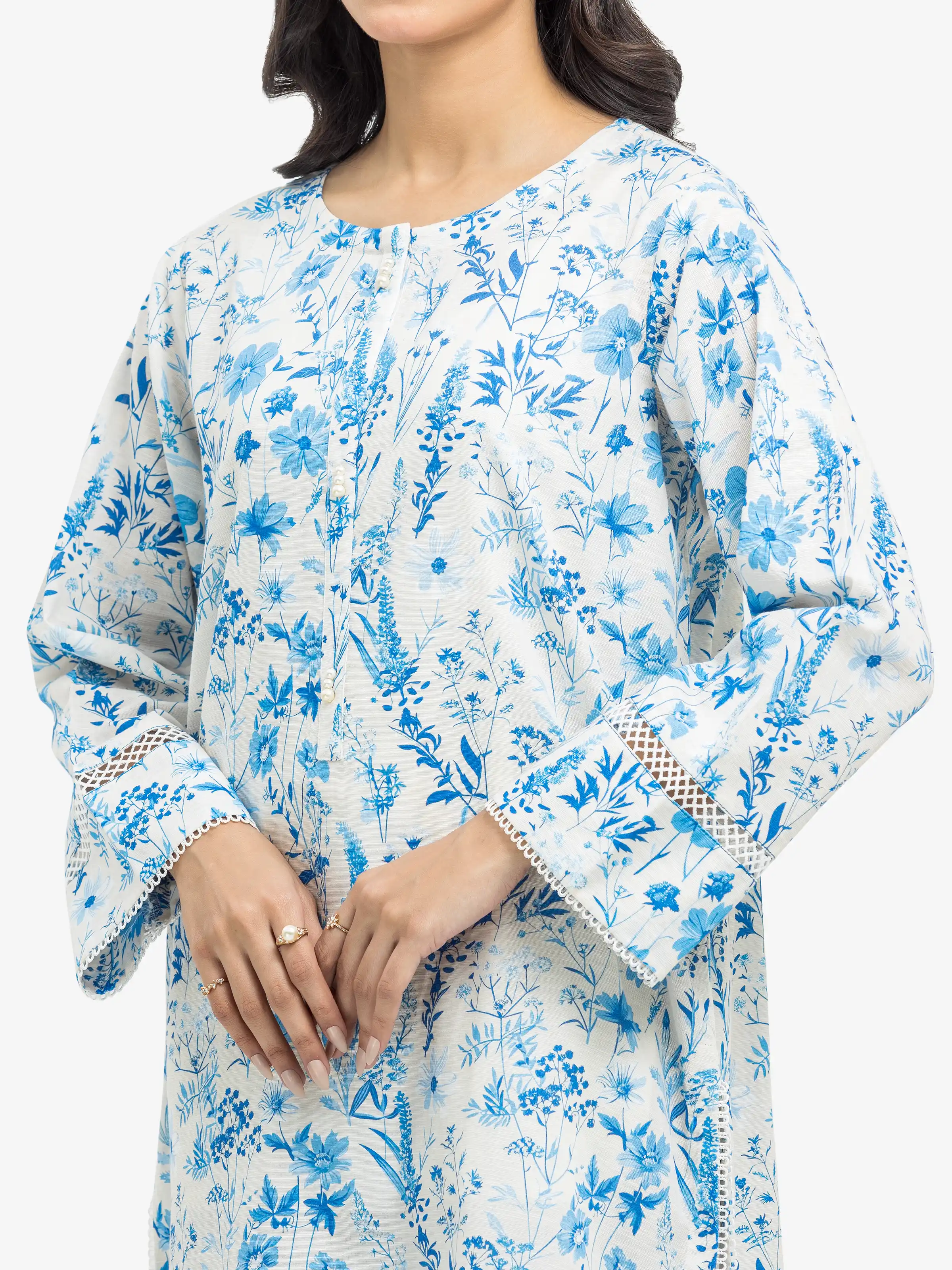 Printed Khaddar Suit - EWTKP24-81530-3P - Image 3
