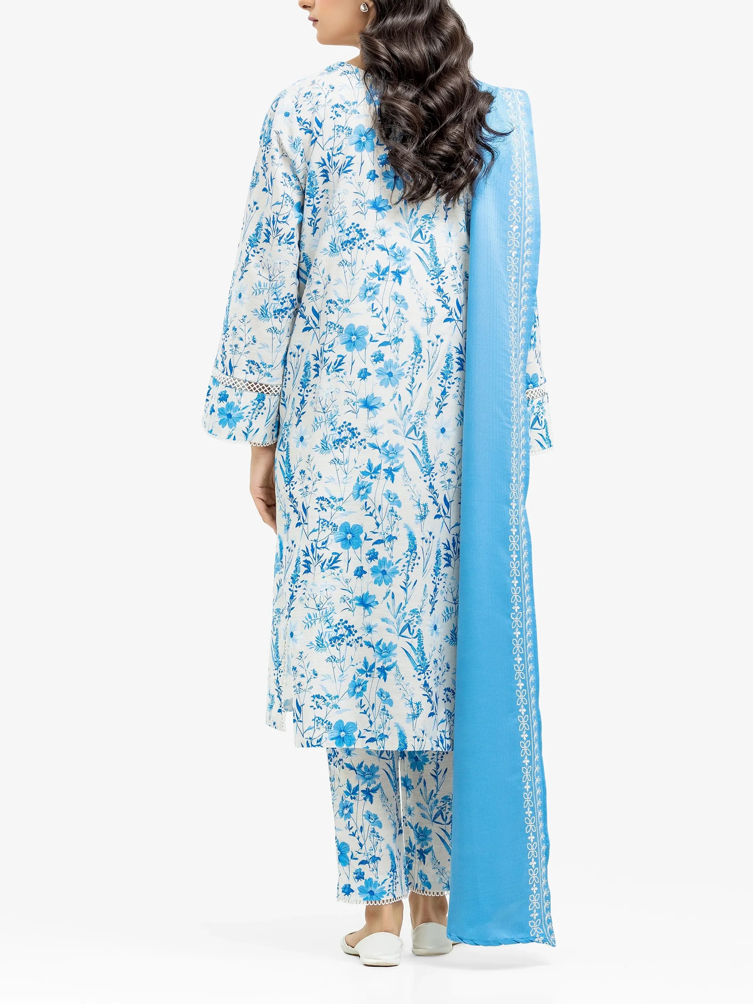 Printed Khaddar Suit - EWTKP24-81530-3P - Image 5