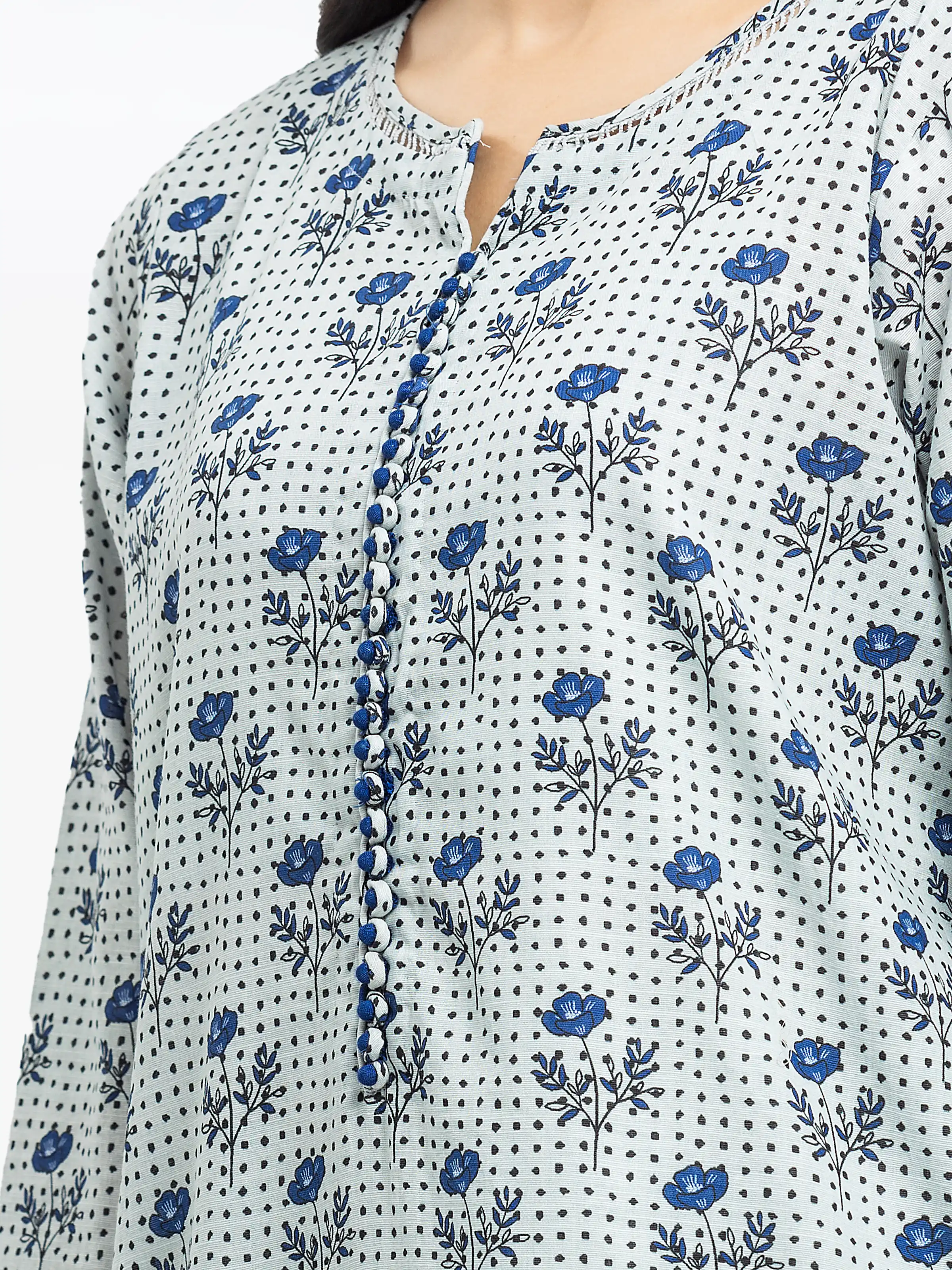 Printed Khaddar Suit - EWTKP24-81531-3P - Image 3