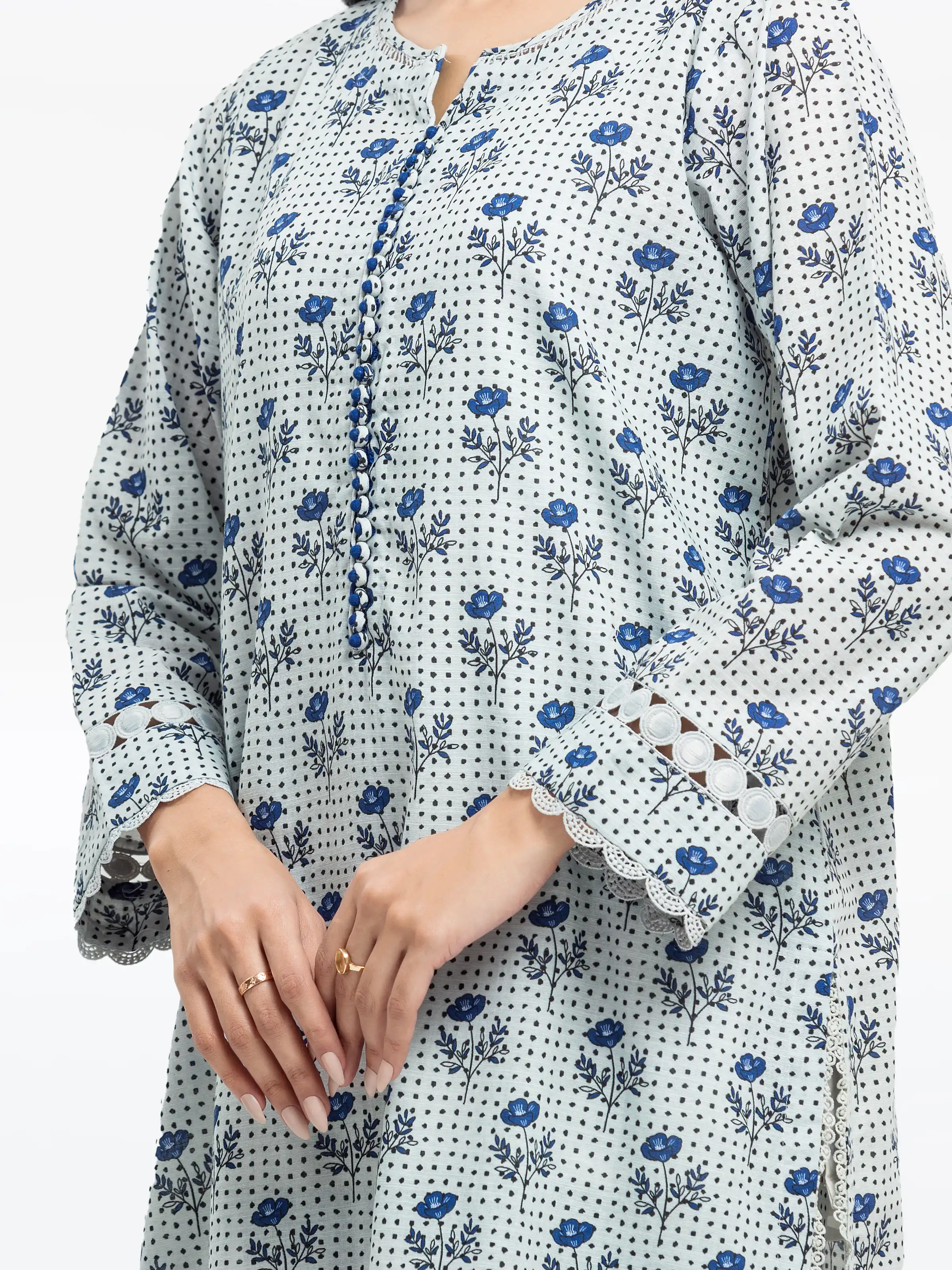 Printed Khaddar Suit - EWTKP24-81531-3P - Image 4