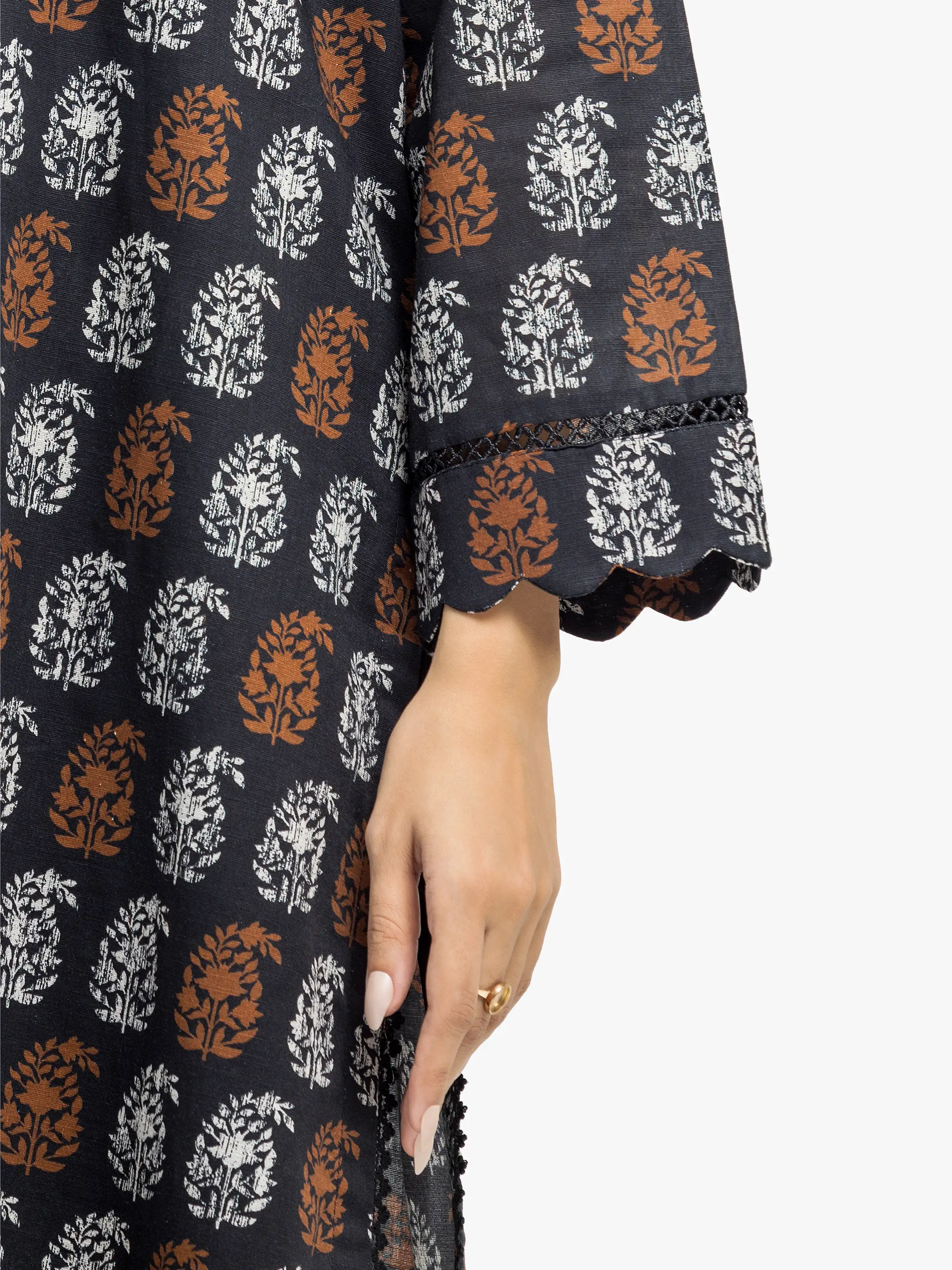 Printed Khaddar Suit - EWTKP24-81534-3P - Image 3