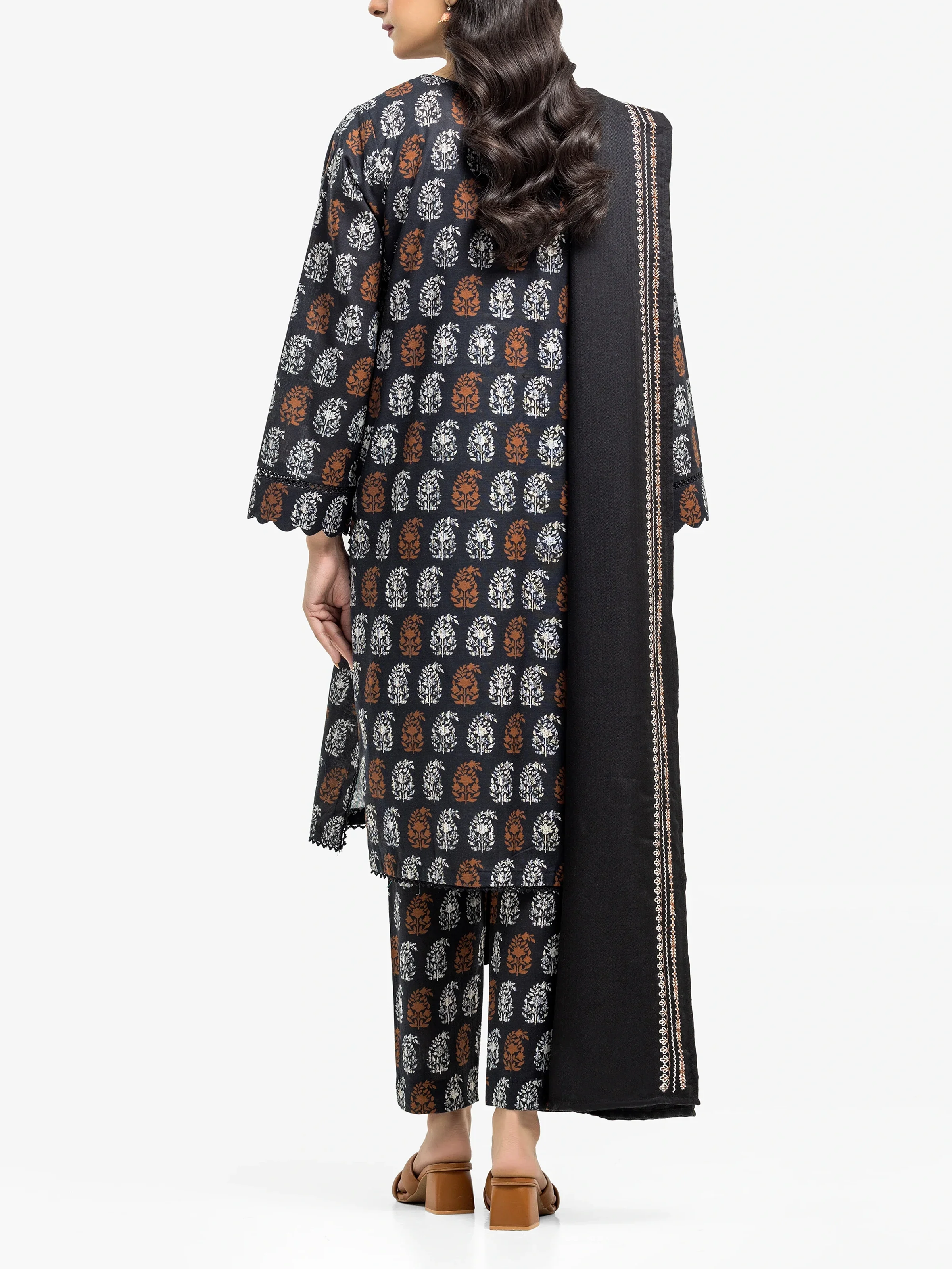 Printed Khaddar Suit - EWTKP24-81534-3P - Image 5