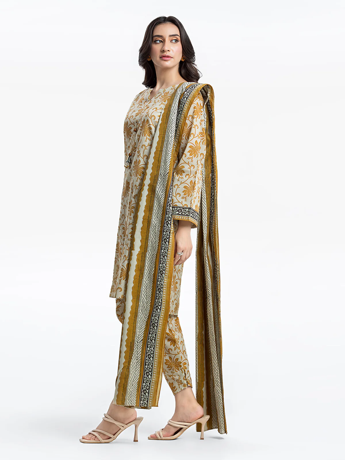 Printed Lawn Suit - EWTKP24-81300-3P - Image 3