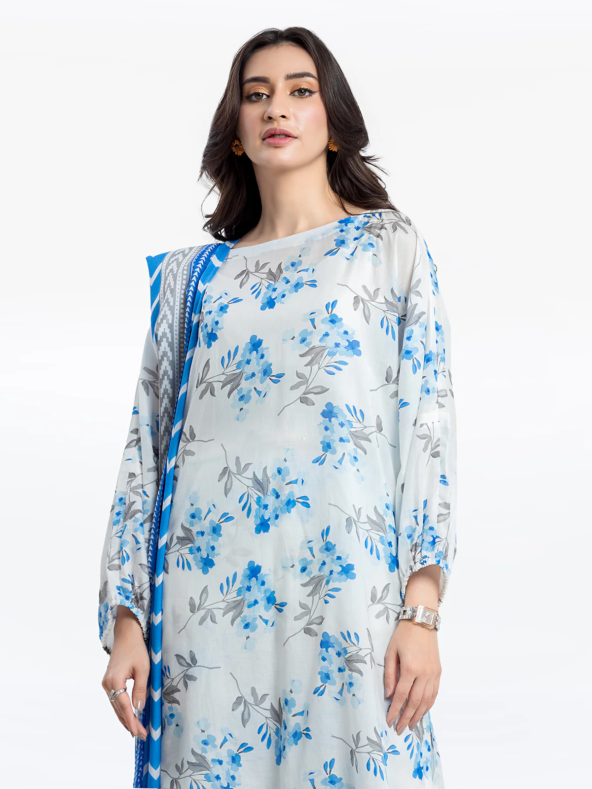 Printed Lawn Suit - EWTKP24-81301-3P - Image 2