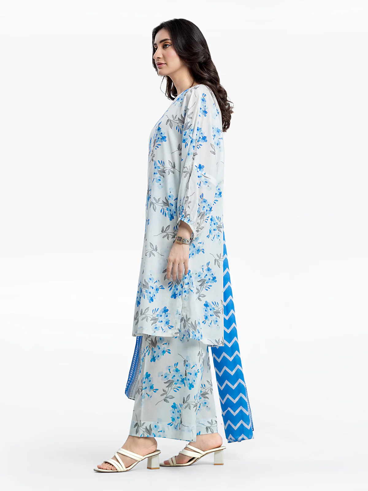 Printed Lawn Suit - EWTKP24-81301-3P - Image 4