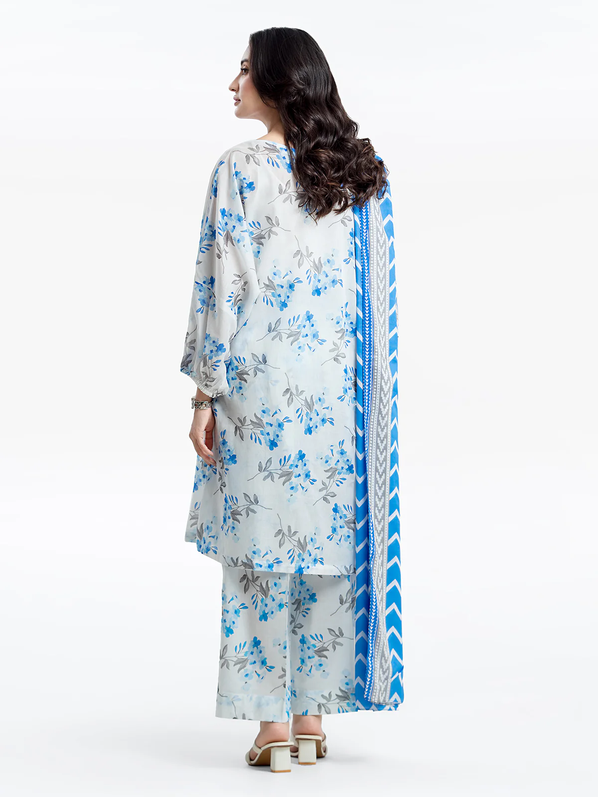 Printed Lawn Suit - EWTKP24-81301-3P - Image 5