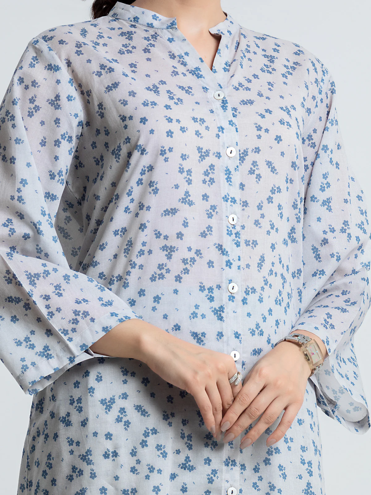 Printed Lawn Suit - EWTKP24-81302-3P - Image 3