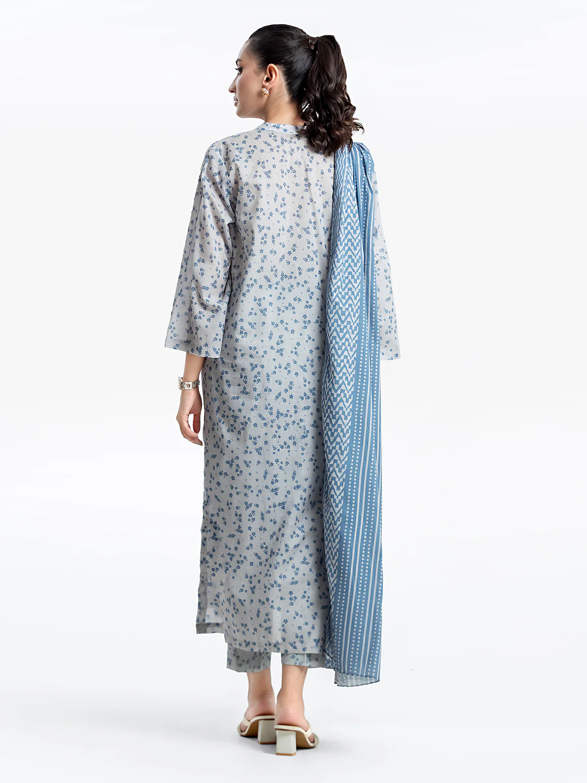 Printed Lawn Suit - EWTKP24-81302-3P - Image 5