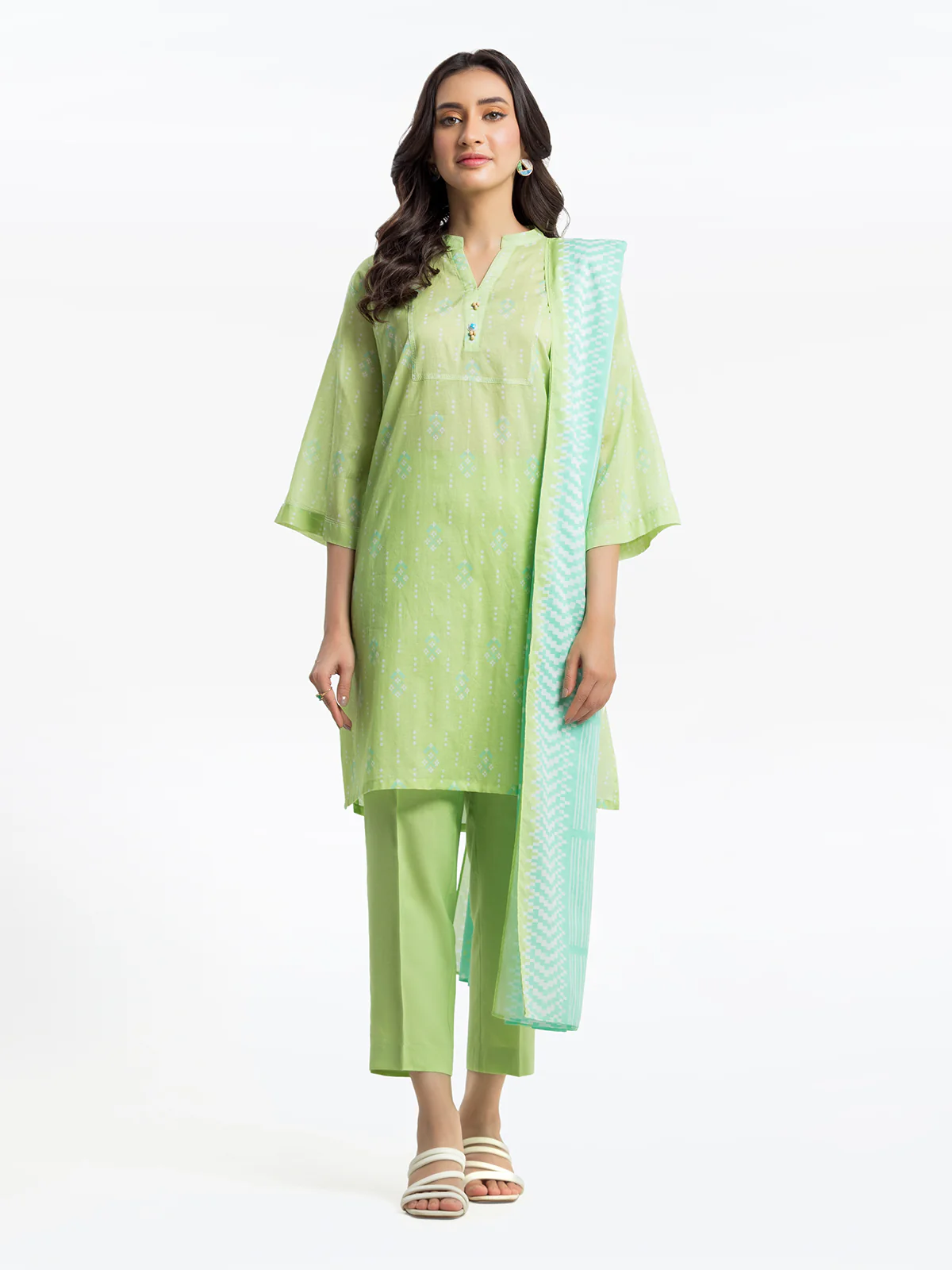 Printed Lawn Suit - EWTKP24-81308-3P
