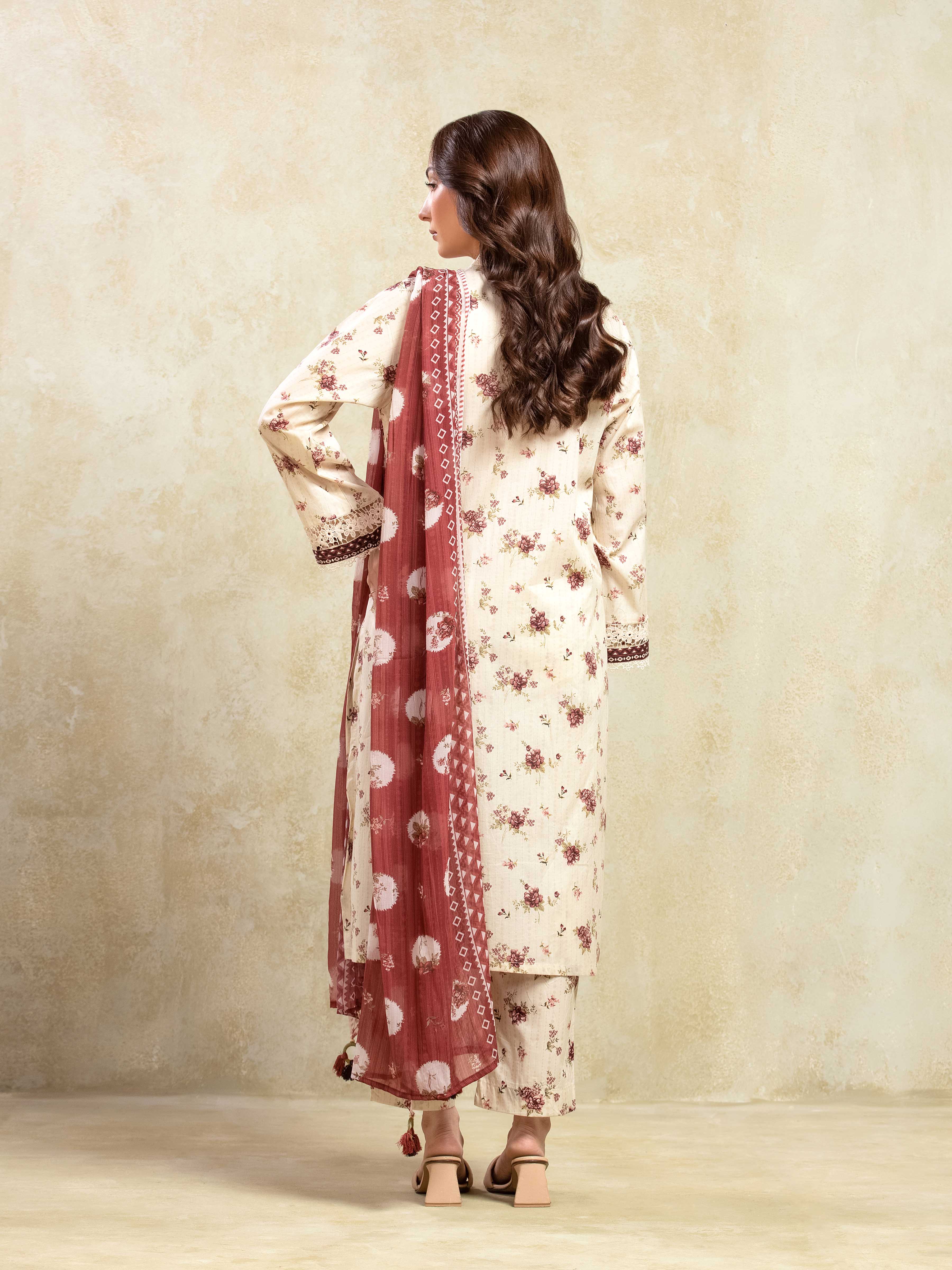 Printed Lawn Suit - EWTKP5-81089-3P - Image 6