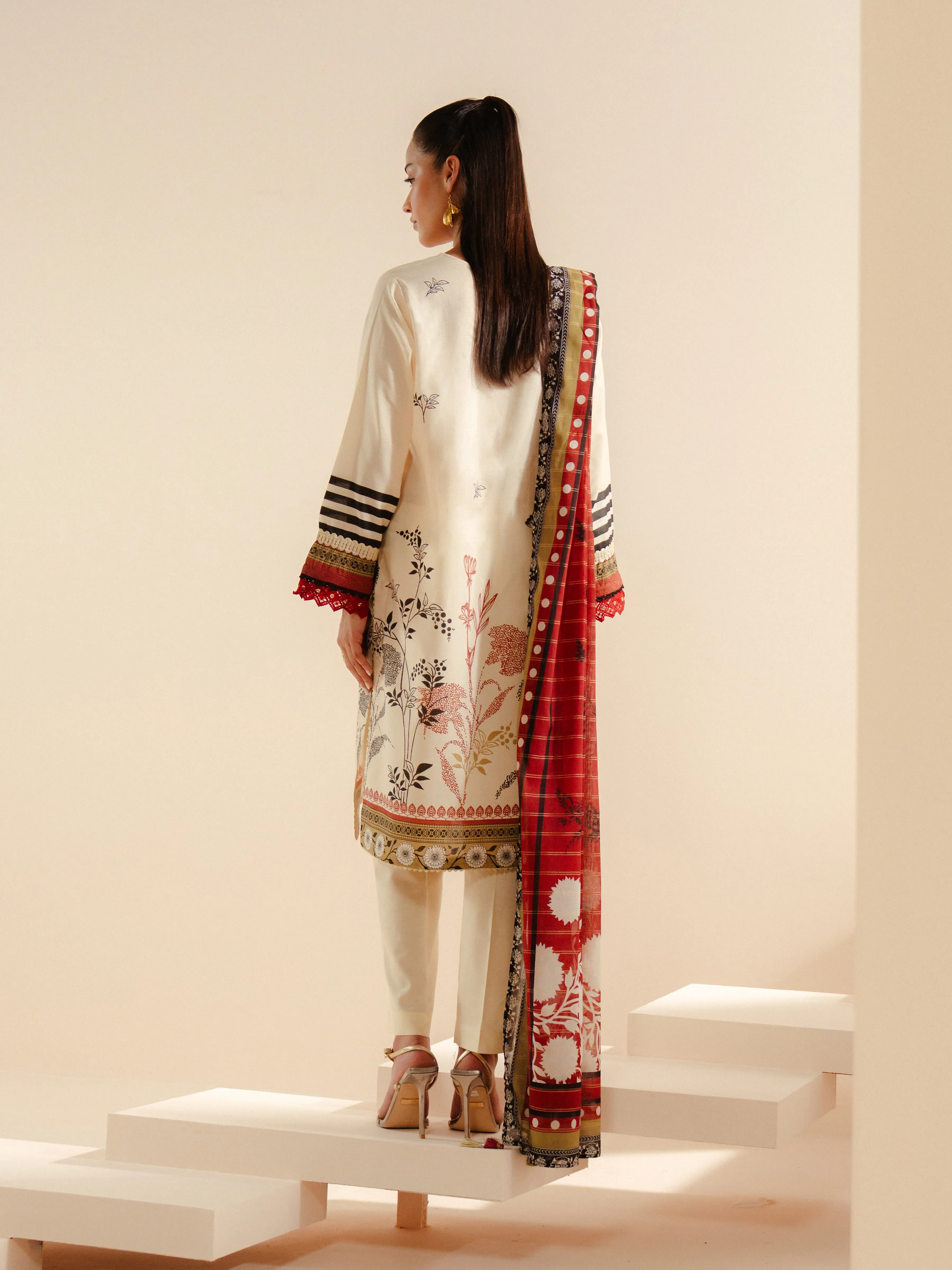 Printed Lawn Suit - EWTKP5-81723-3P - Image 6