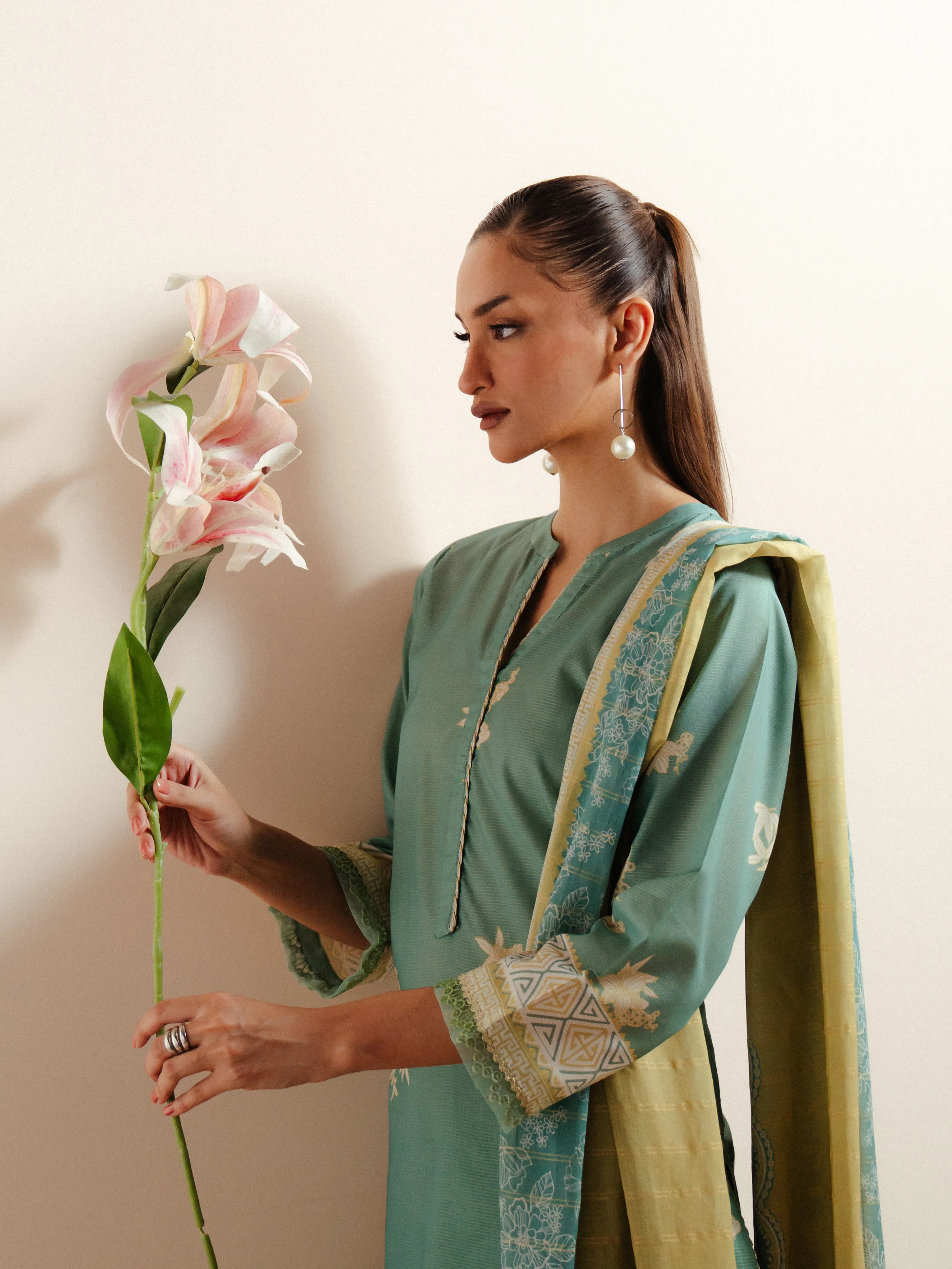 Printed Lawn Suit - EWTKP5-81725-3P - Image 4