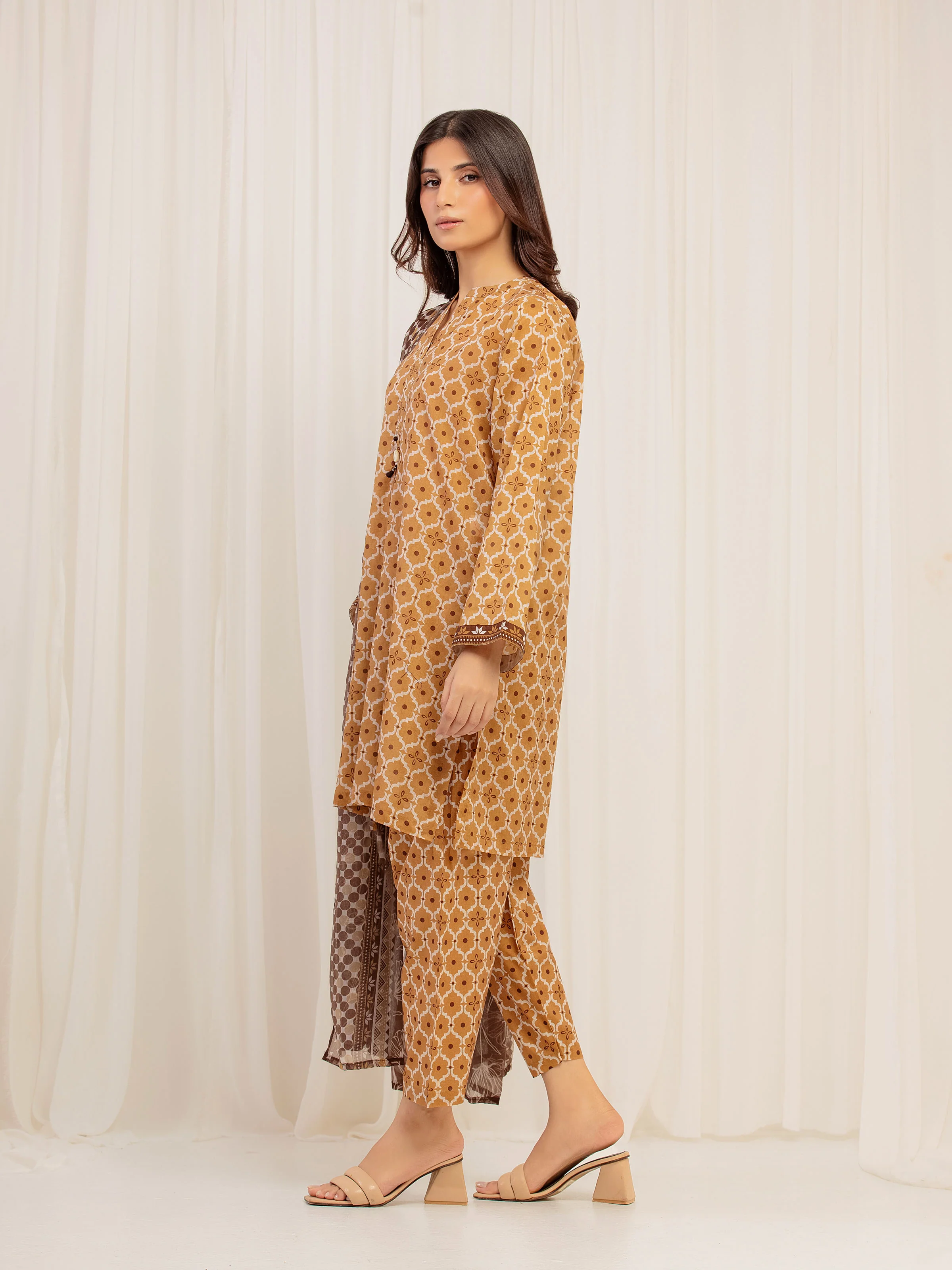 Printed Lawn Suit - EWTKP5-81993-3P - Image 5