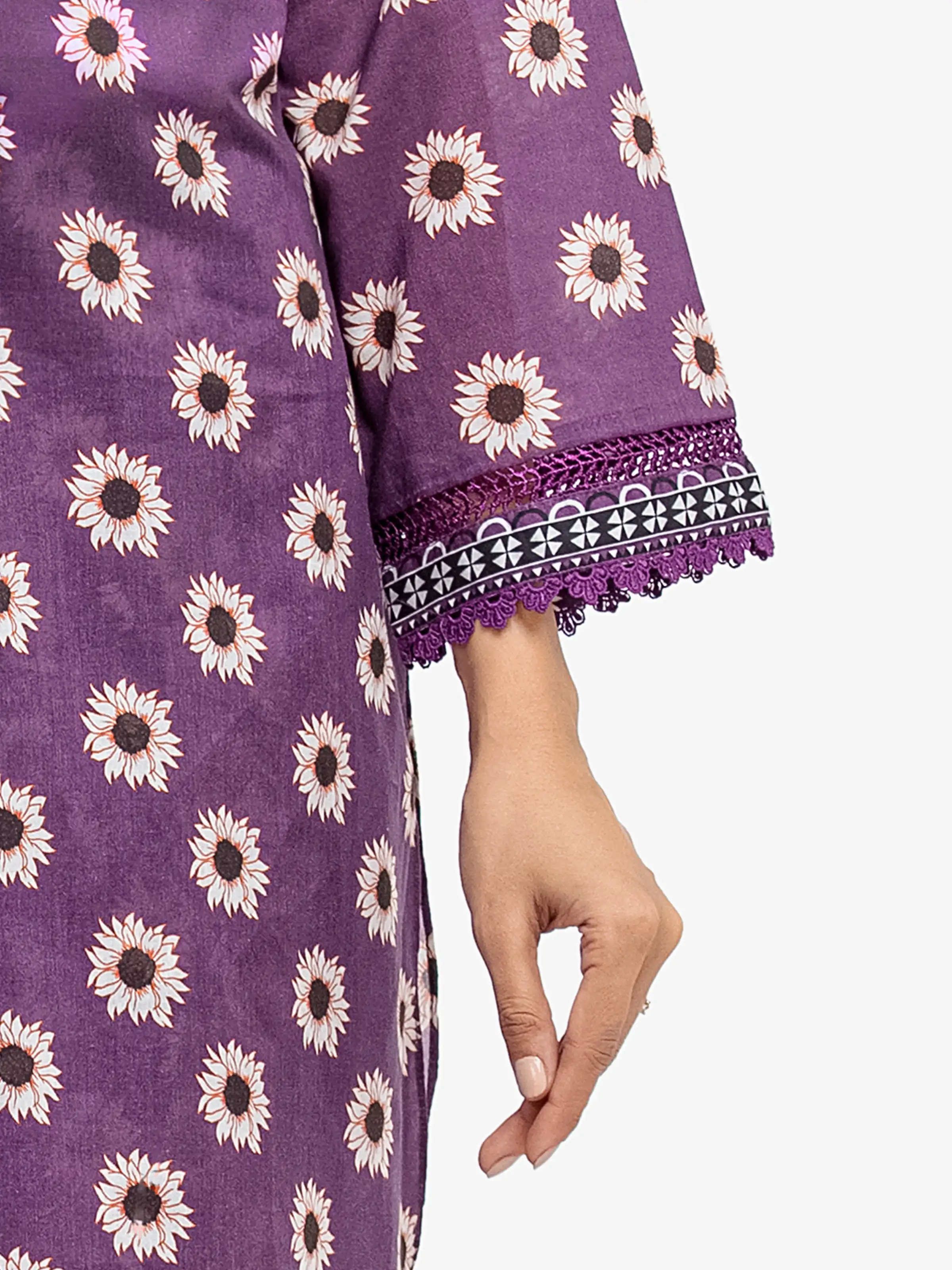 Printed Lawn Suit - EWTKP5-81995-3P - Image 4