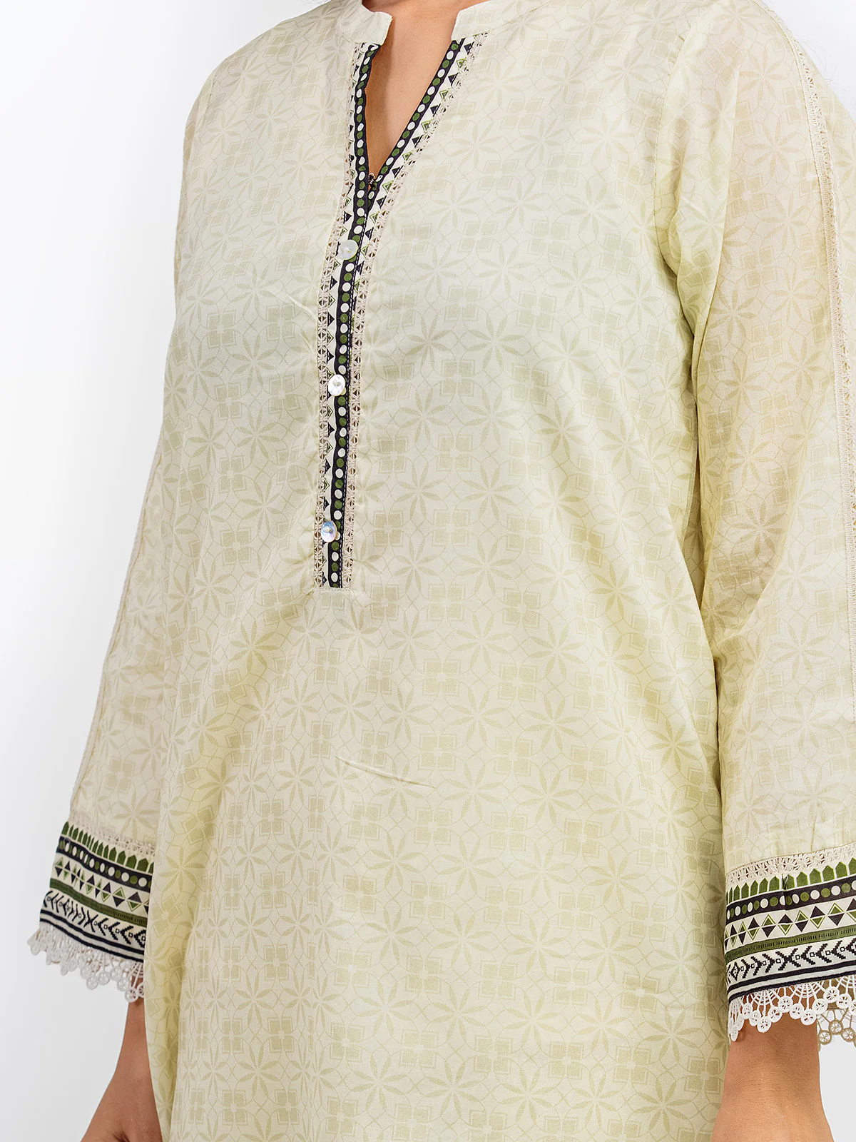 Printed Lawn Suit - EWTKP5-81996-3P - Image 4