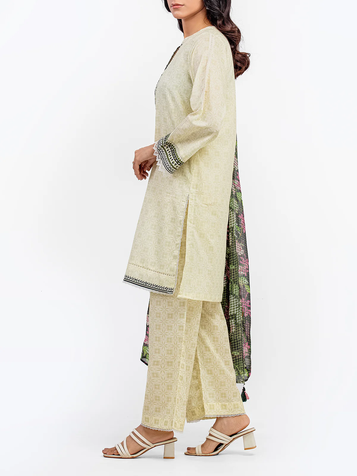 Printed Lawn Suit - EWTKP5-81996-3P - Image 5