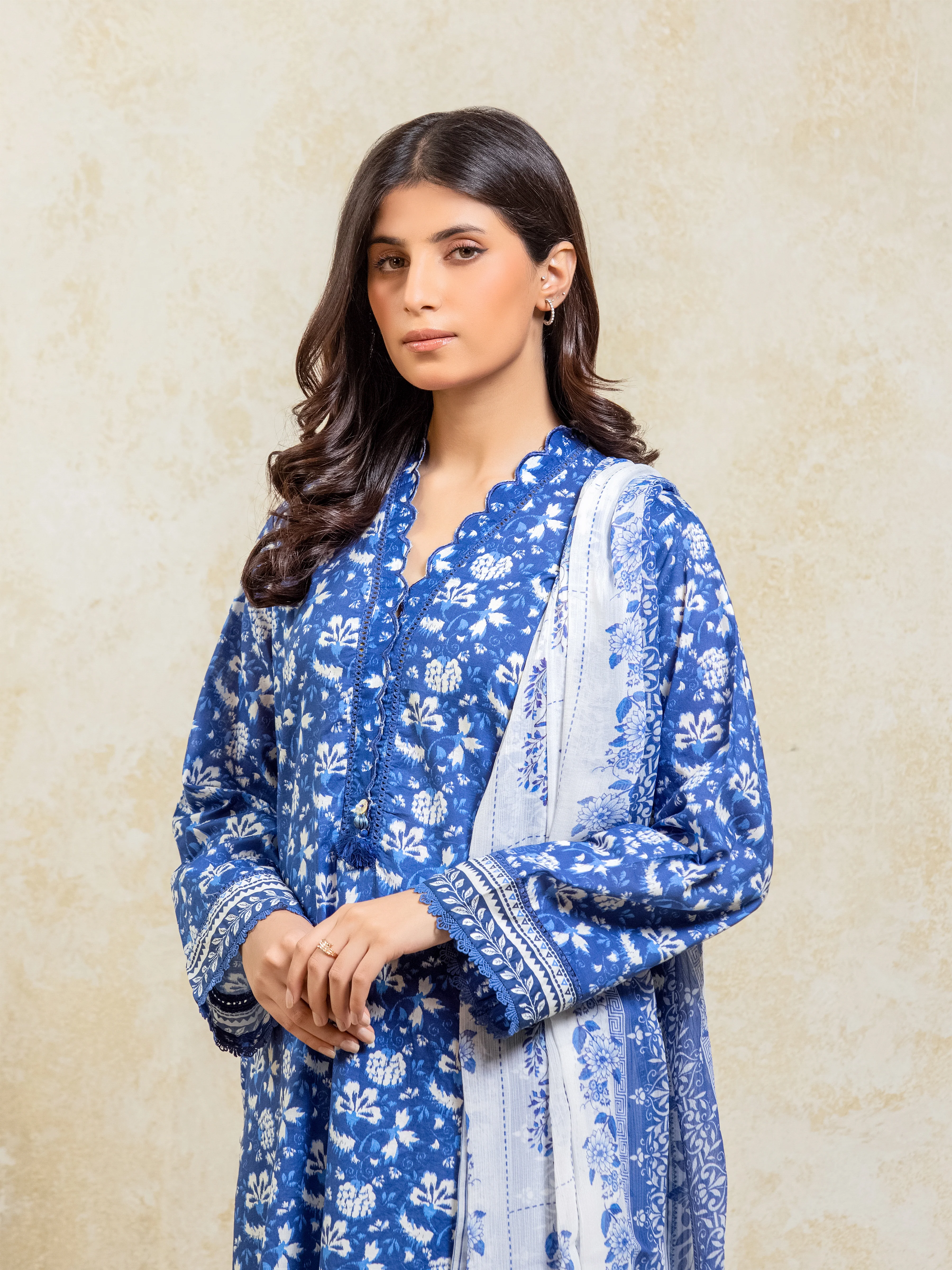 Printed Lawn Suit - EWTKP5-82018-3P - Image 4