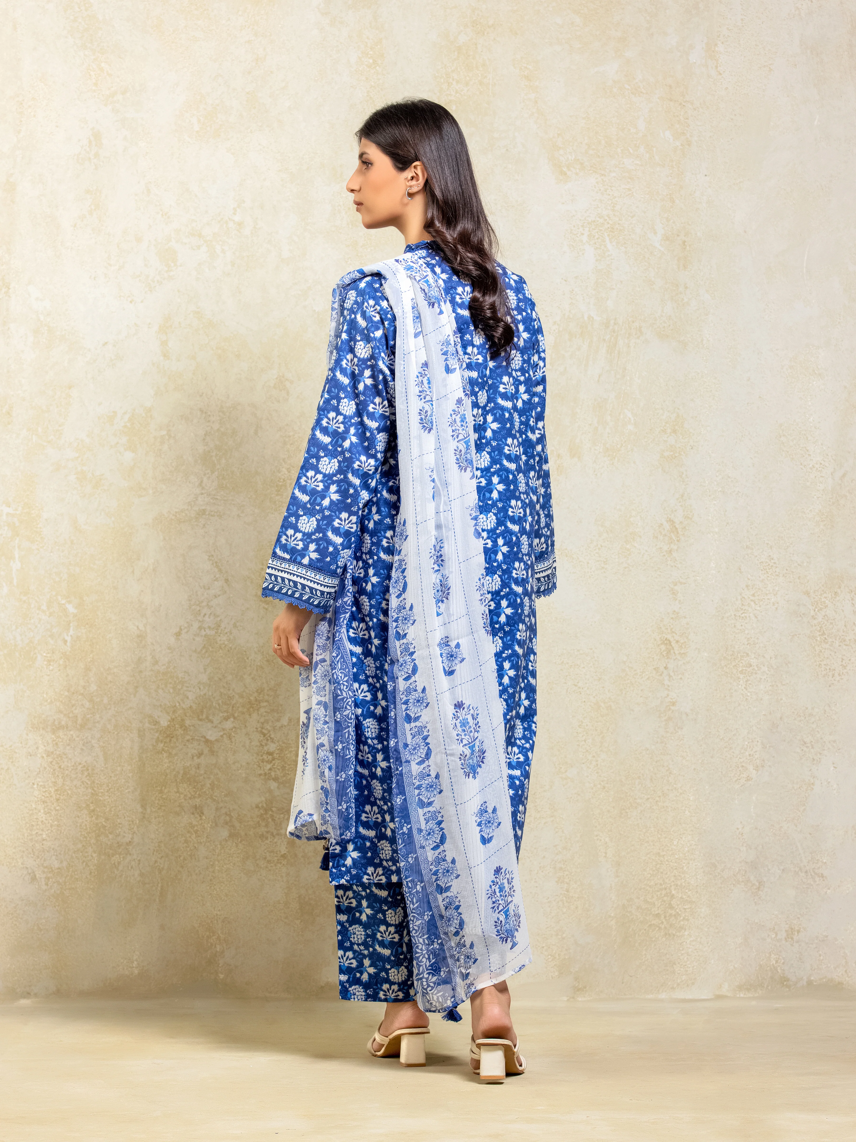 Printed Lawn Suit - EWTKP5-82018-3P - Image 5