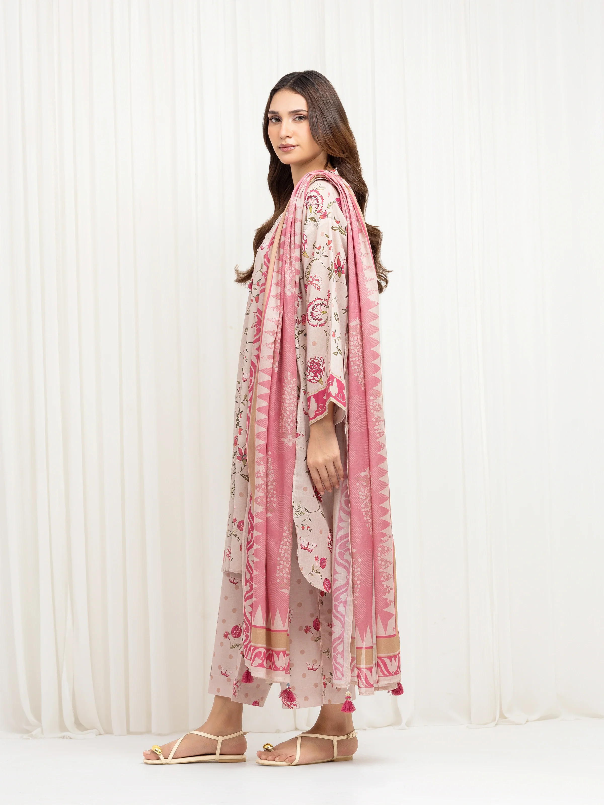 Printed Lawn Suit - EWTKP6-86055-3P - Image 3