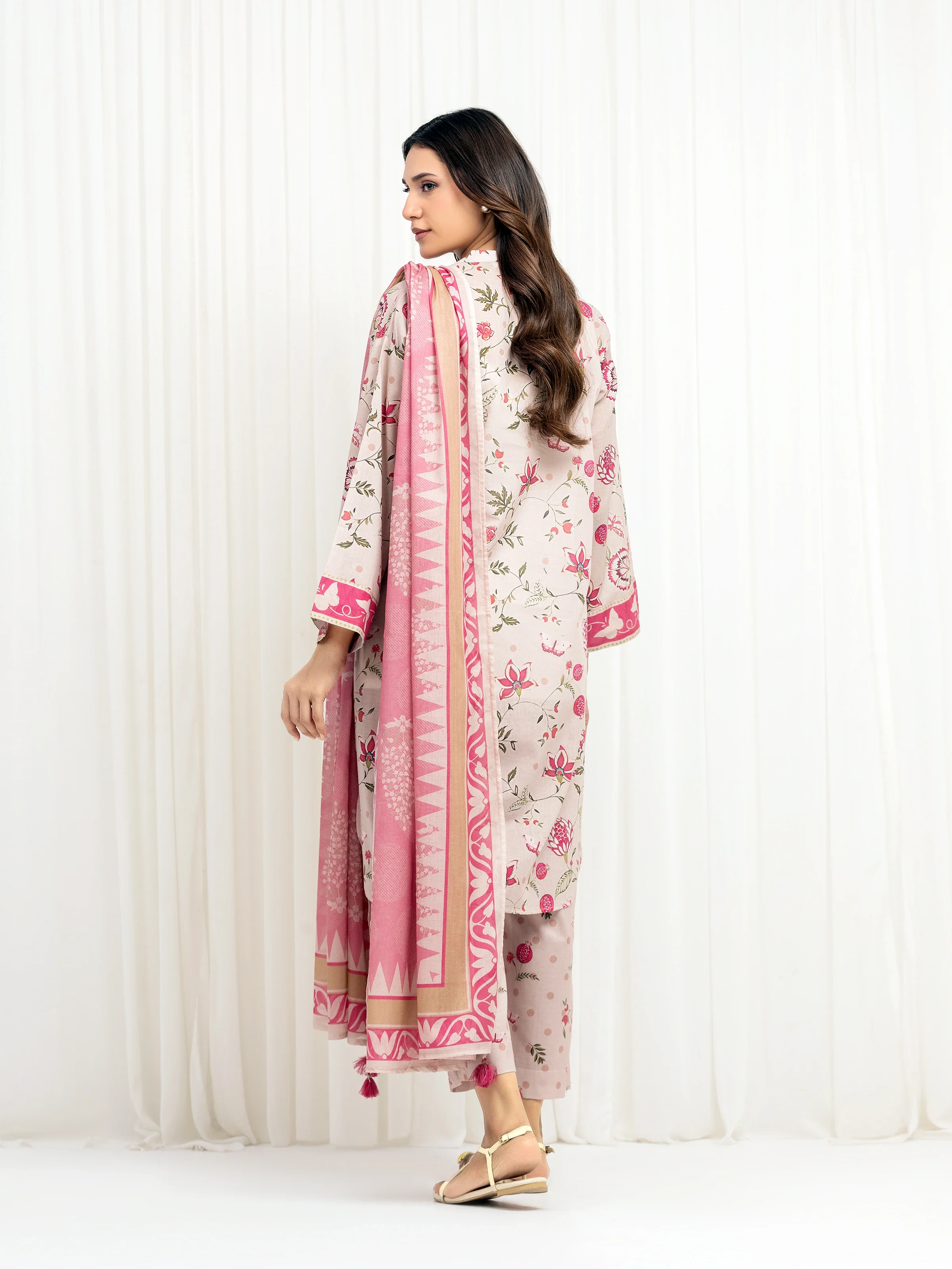 Printed Lawn Suit - EWTKP6-86055-3P - Image 5