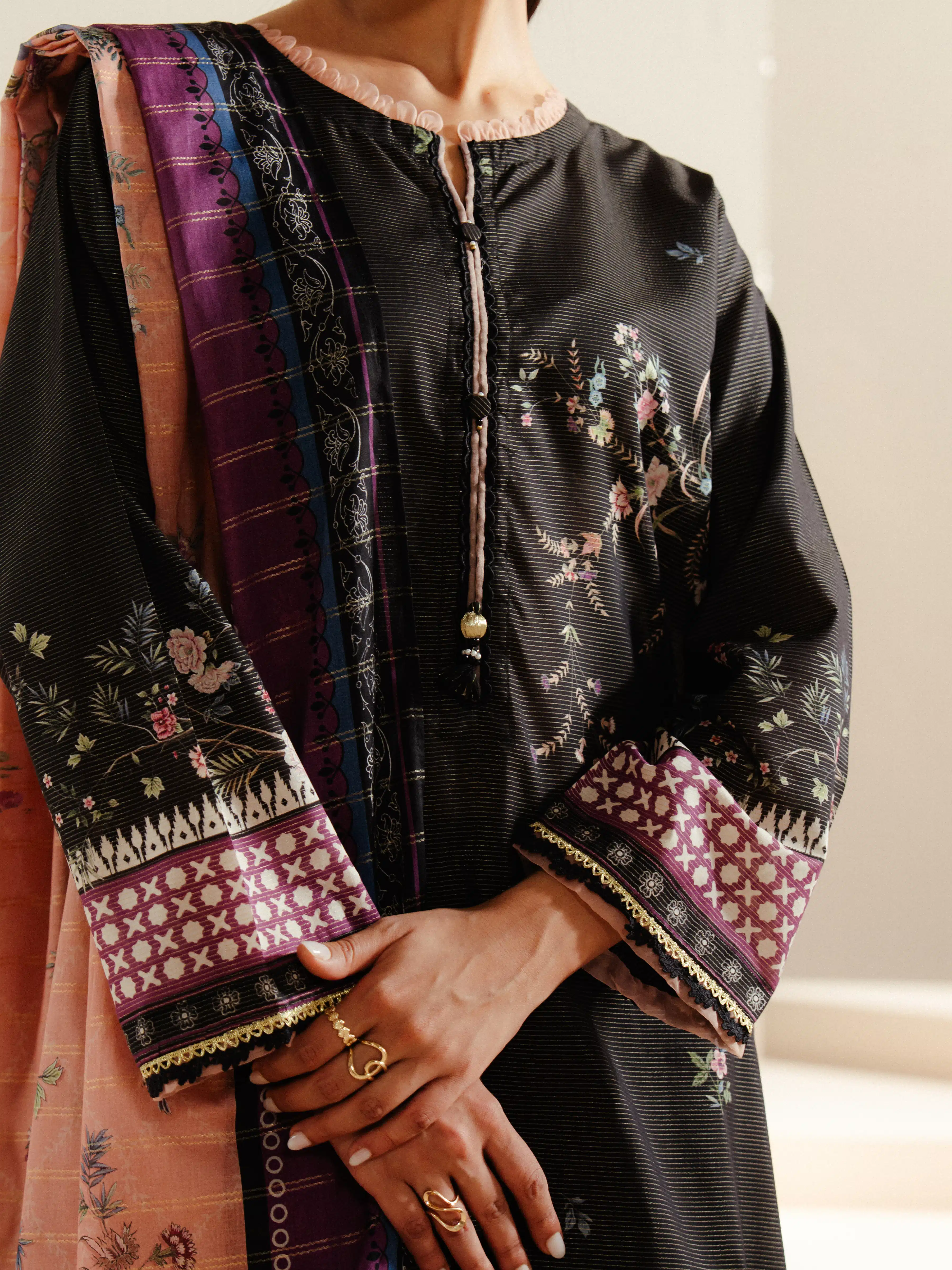 Printed Mesuri Suit - EWTKP5-81719-3P - Image 3