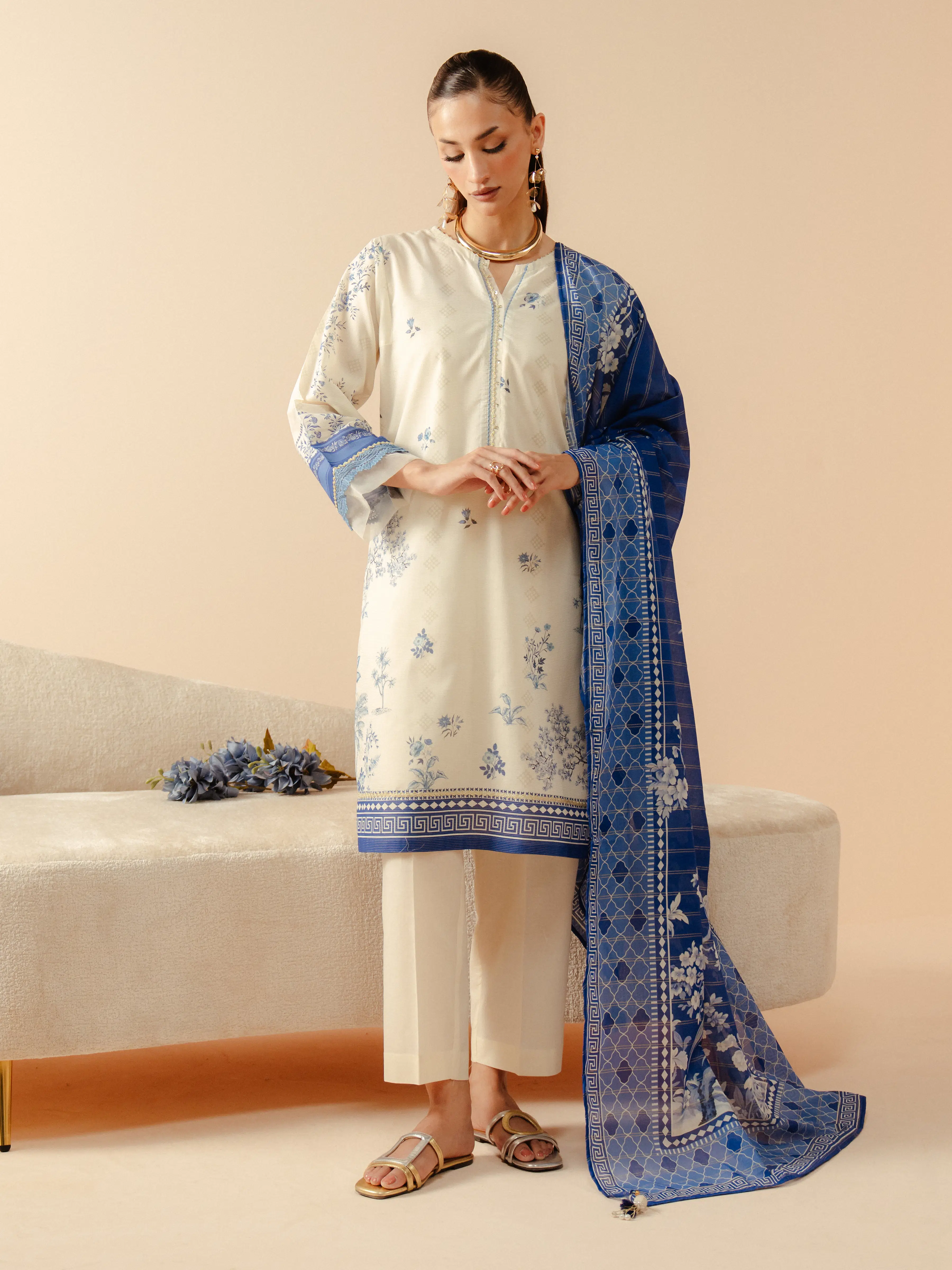 Printed Mesuri Suit - EWTKP5-81720-3P
