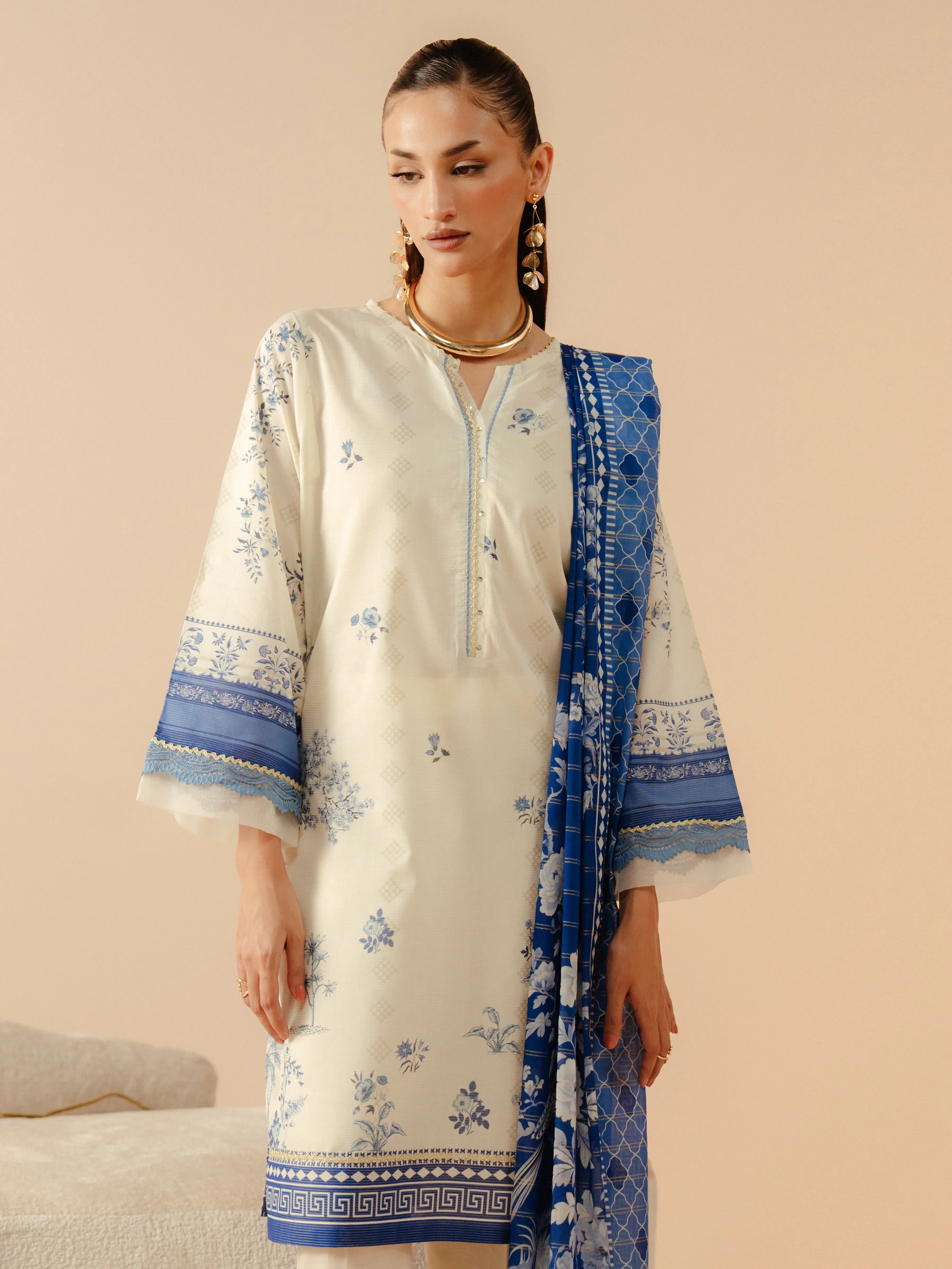 Printed Mesuri Suit - EWTKP5-81720-3P - Image 2