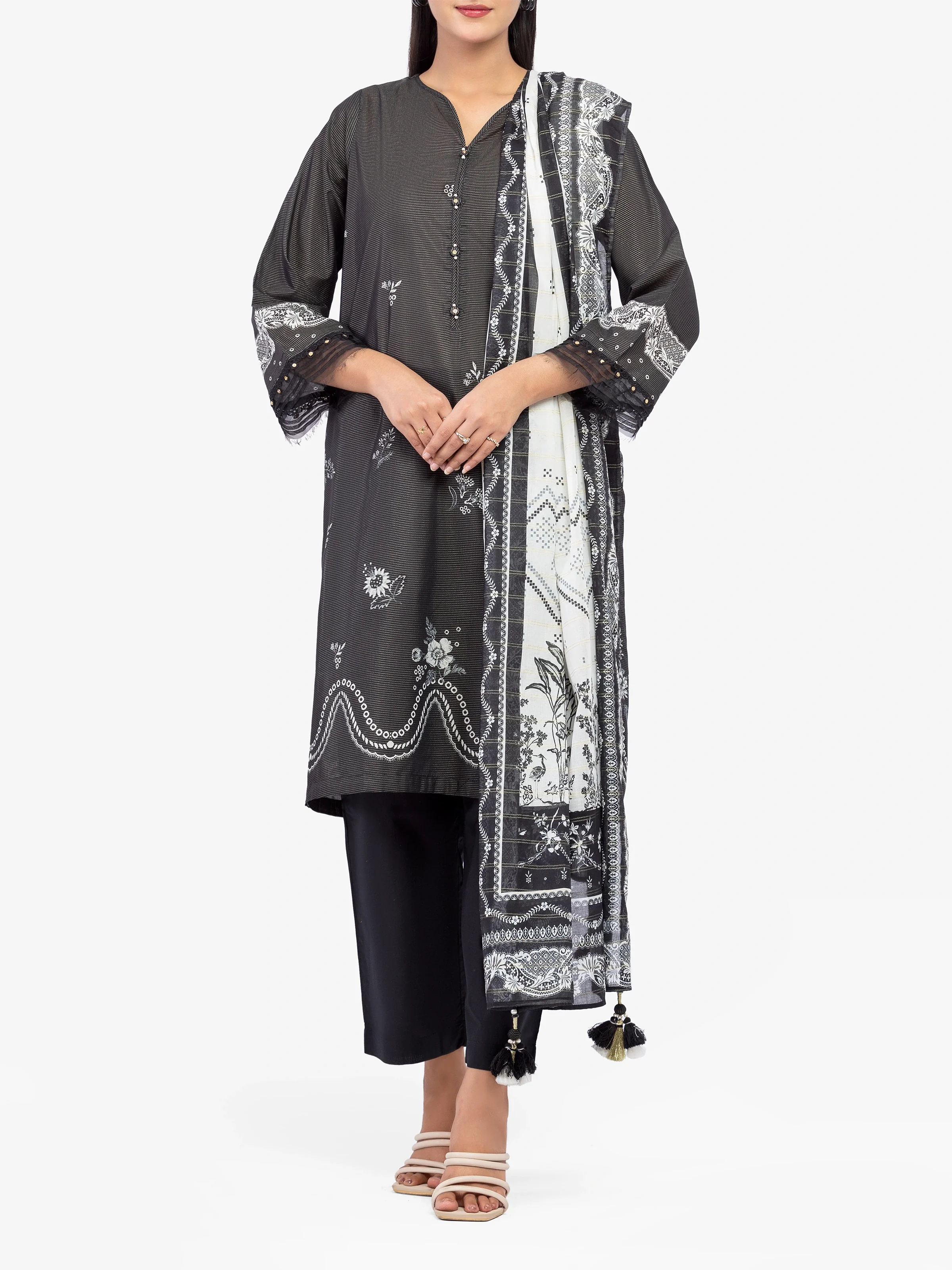 Printed Mesuri Suit - EWTKP5-81726-3P