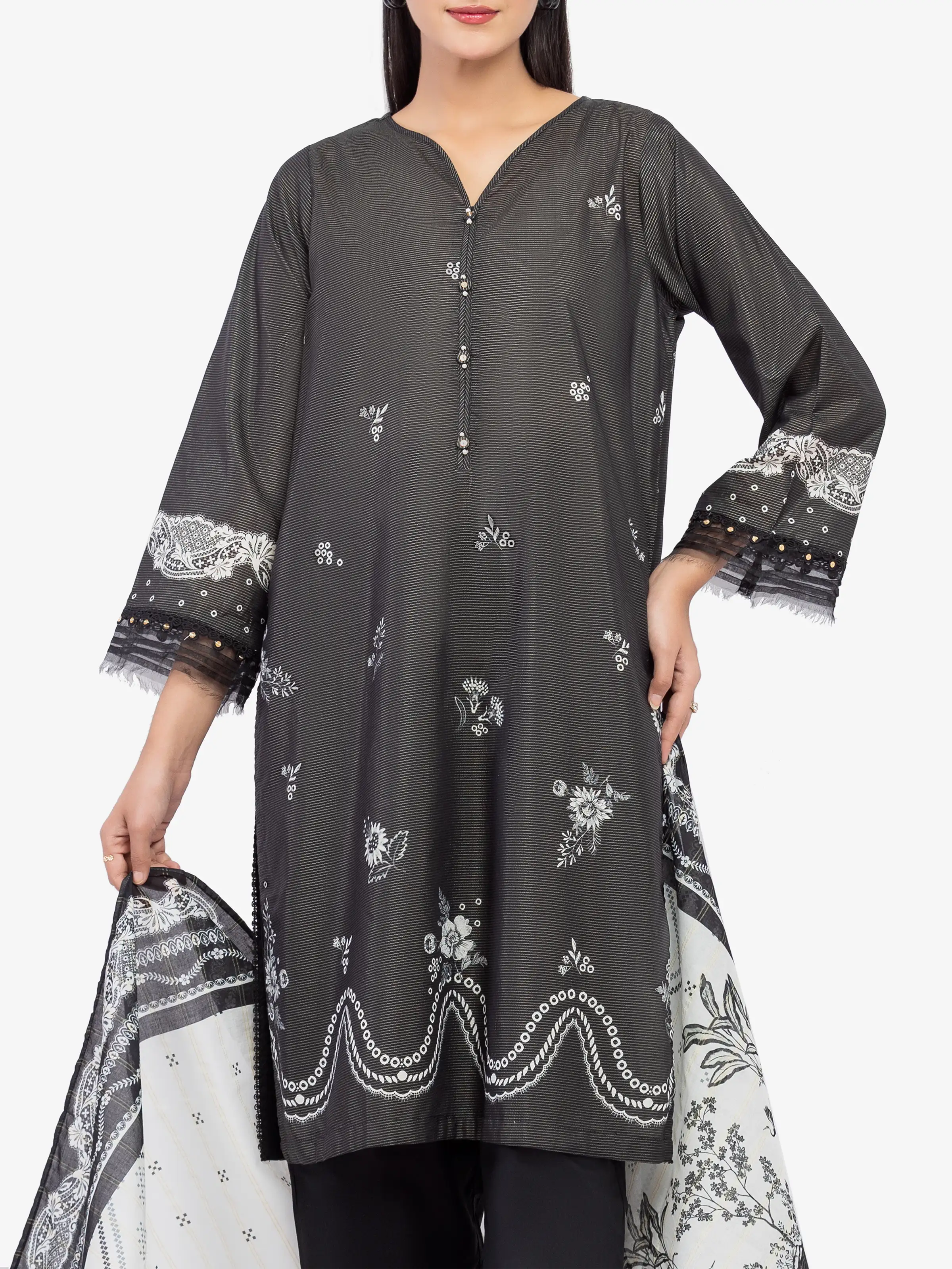 Printed Mesuri Suit - EWTKP5-81726-3P - Image 3