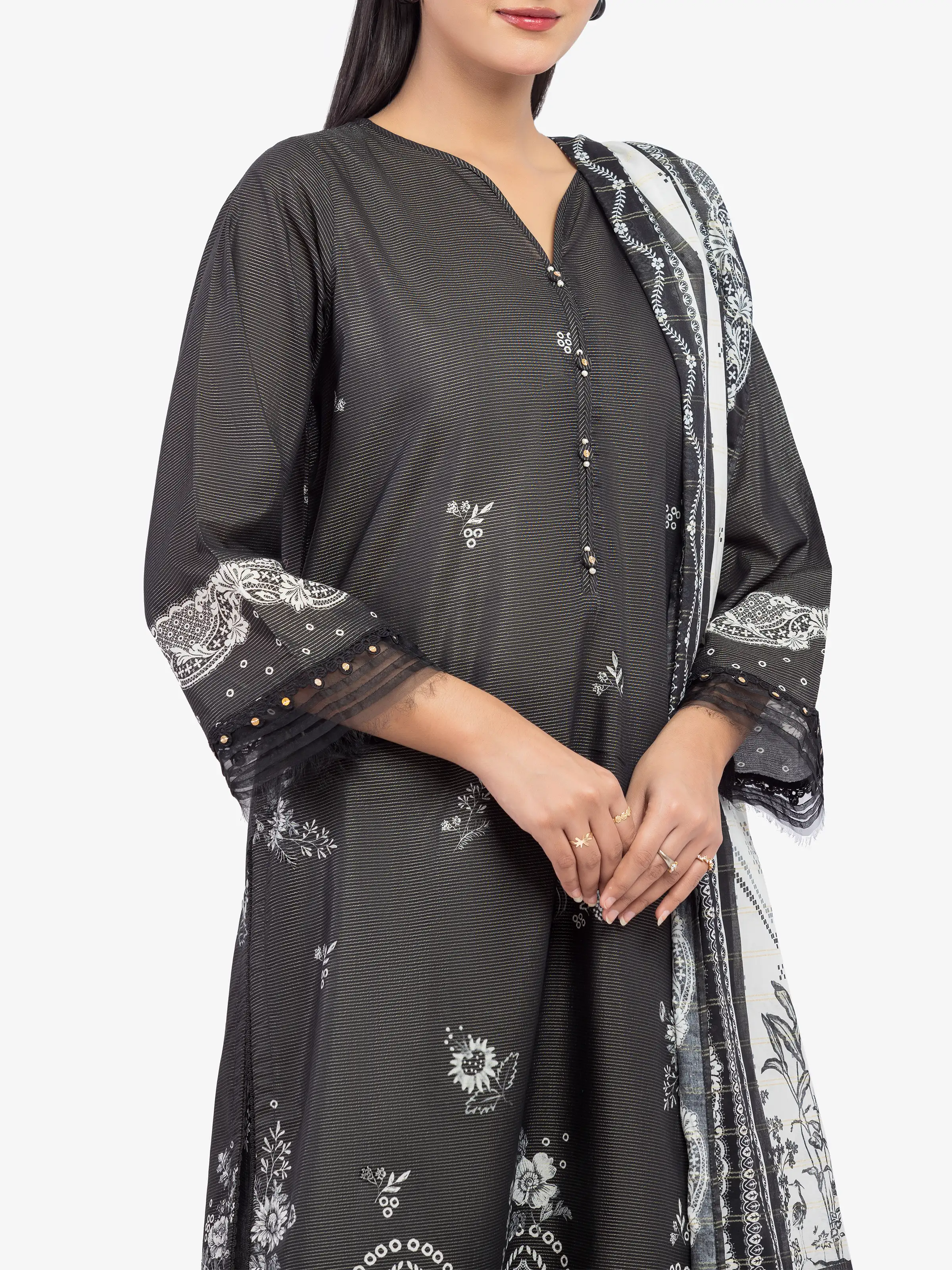 Printed Mesuri Suit - EWTKP5-81726-3P - Image 4