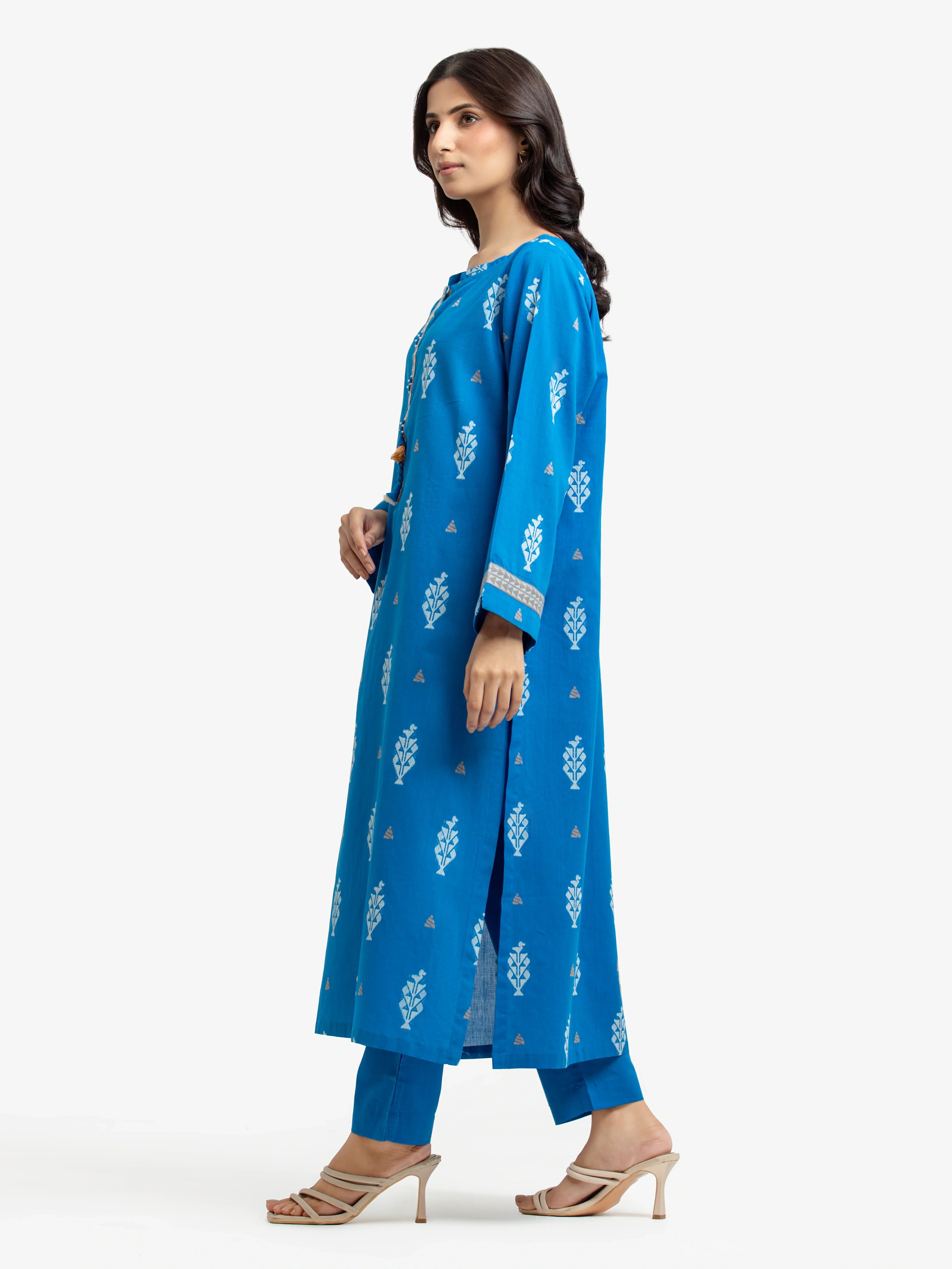 Printed Jacquard Suit - EWTKS24-81170-3P - Image 4