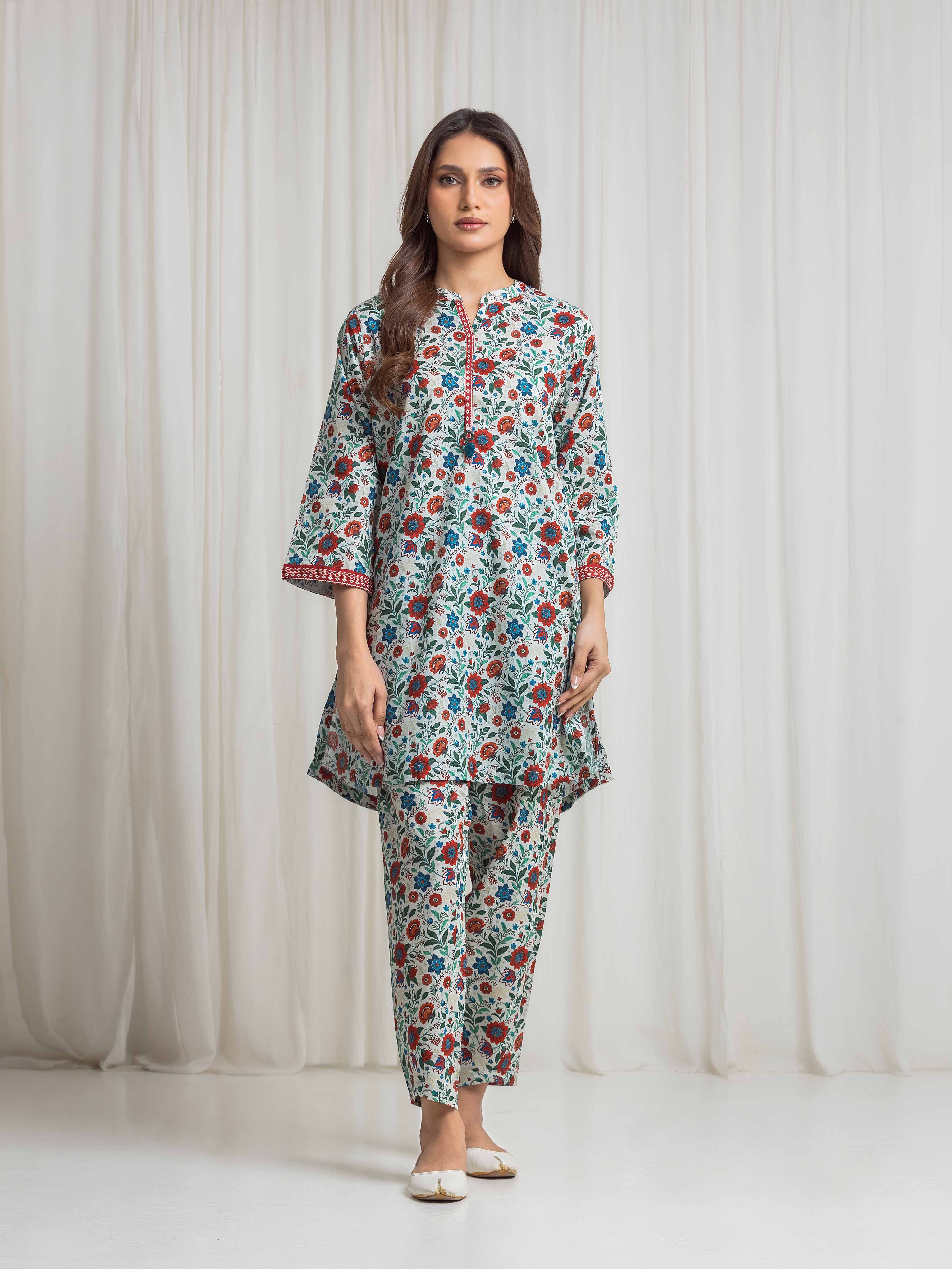 Printed Cambric Co-Ord Set - EWTKP6-82503ST