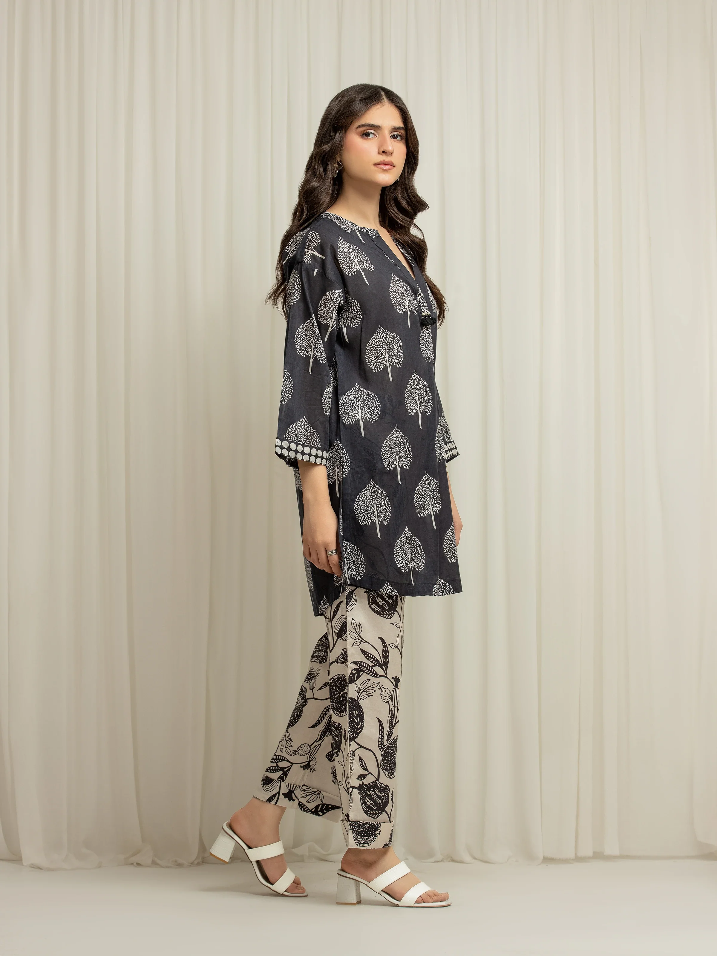 Printed Lawn Co-Ord Set - EWTKP5-81901ST - Image 5
