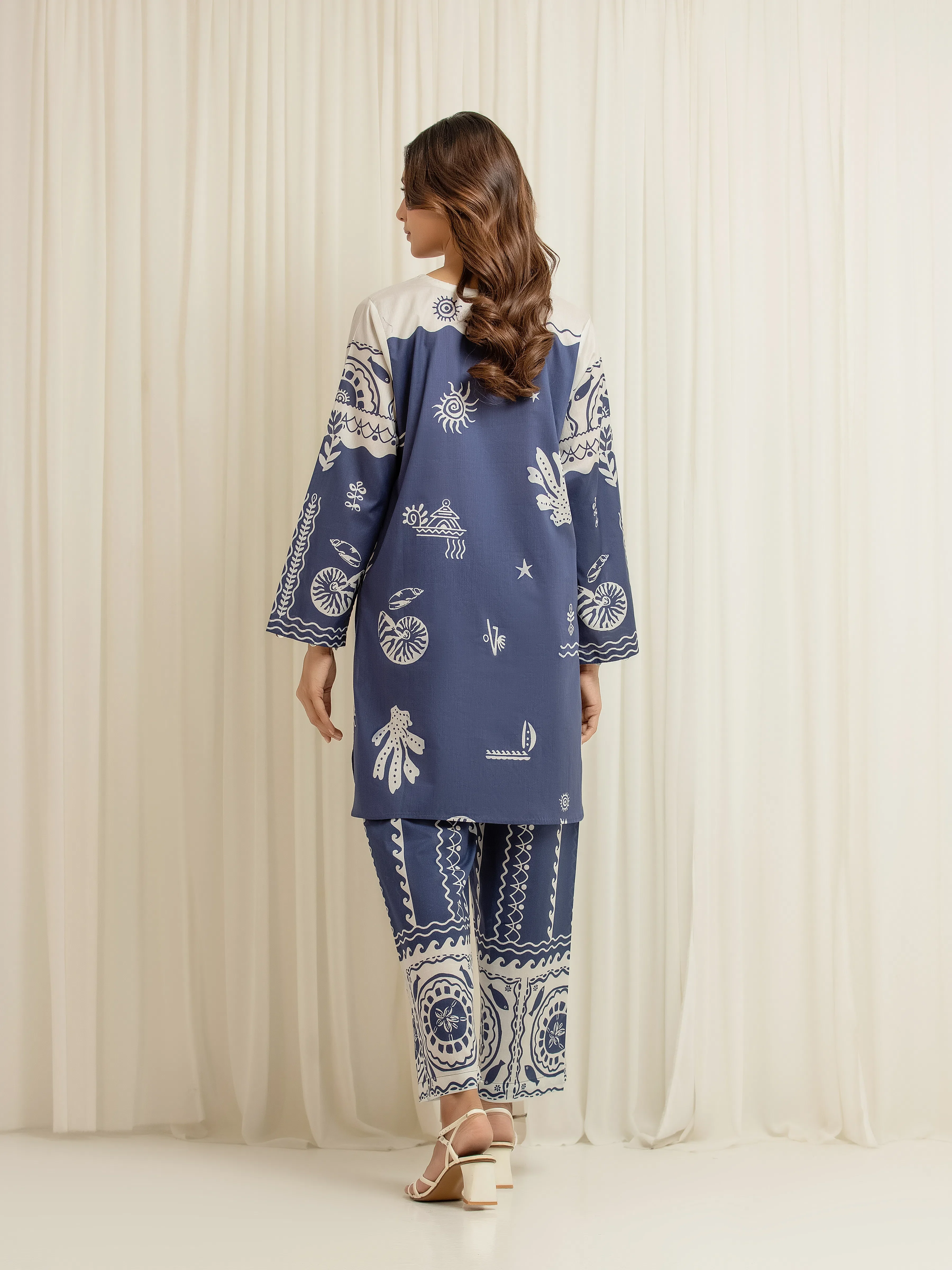 Printed Lawn Co-Ord Set - EWTKP6-86015ST - Image 6
