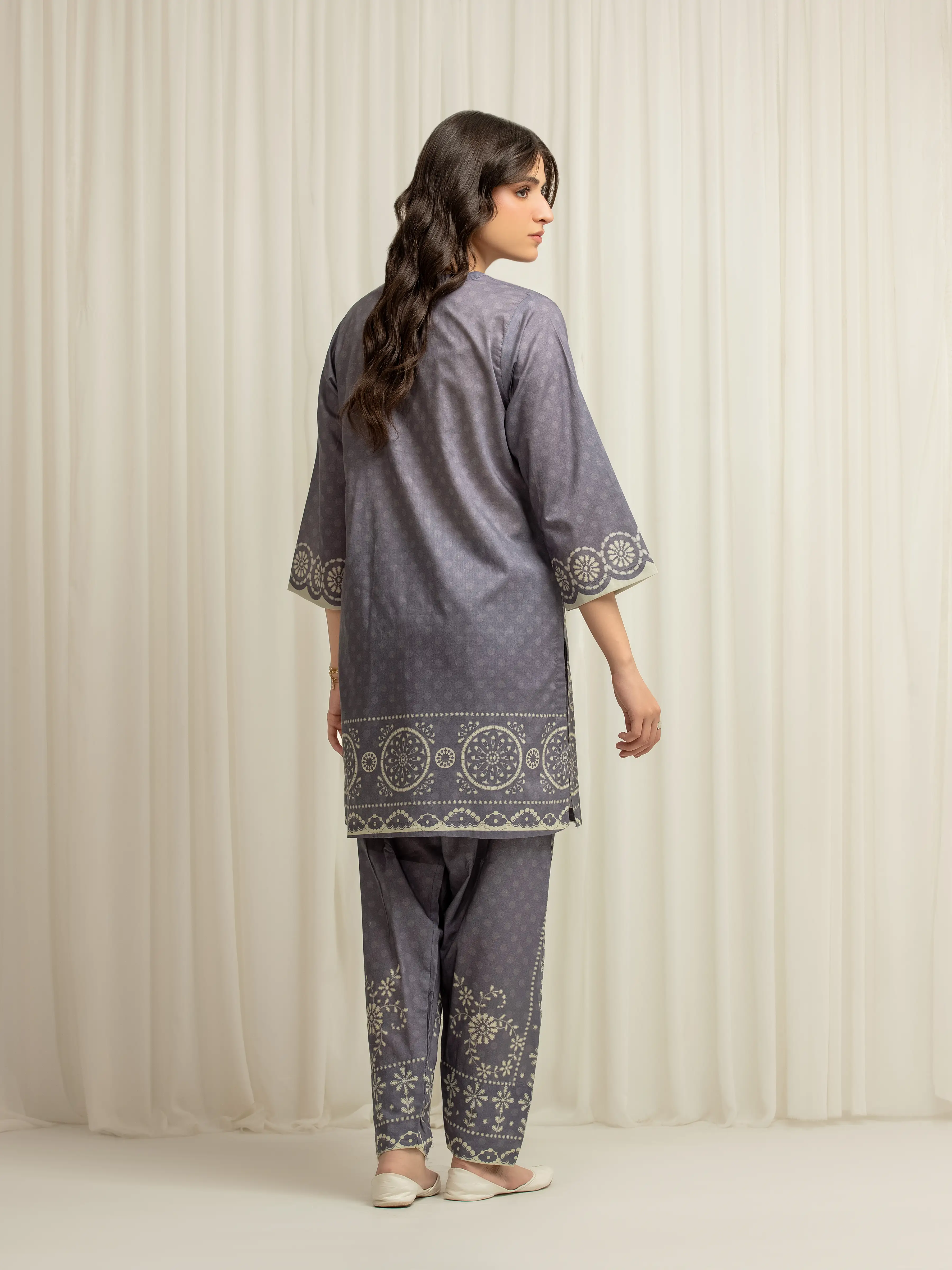 Printed Lawn Co-Ord Set - EWTKP6-86019ST - Image 6