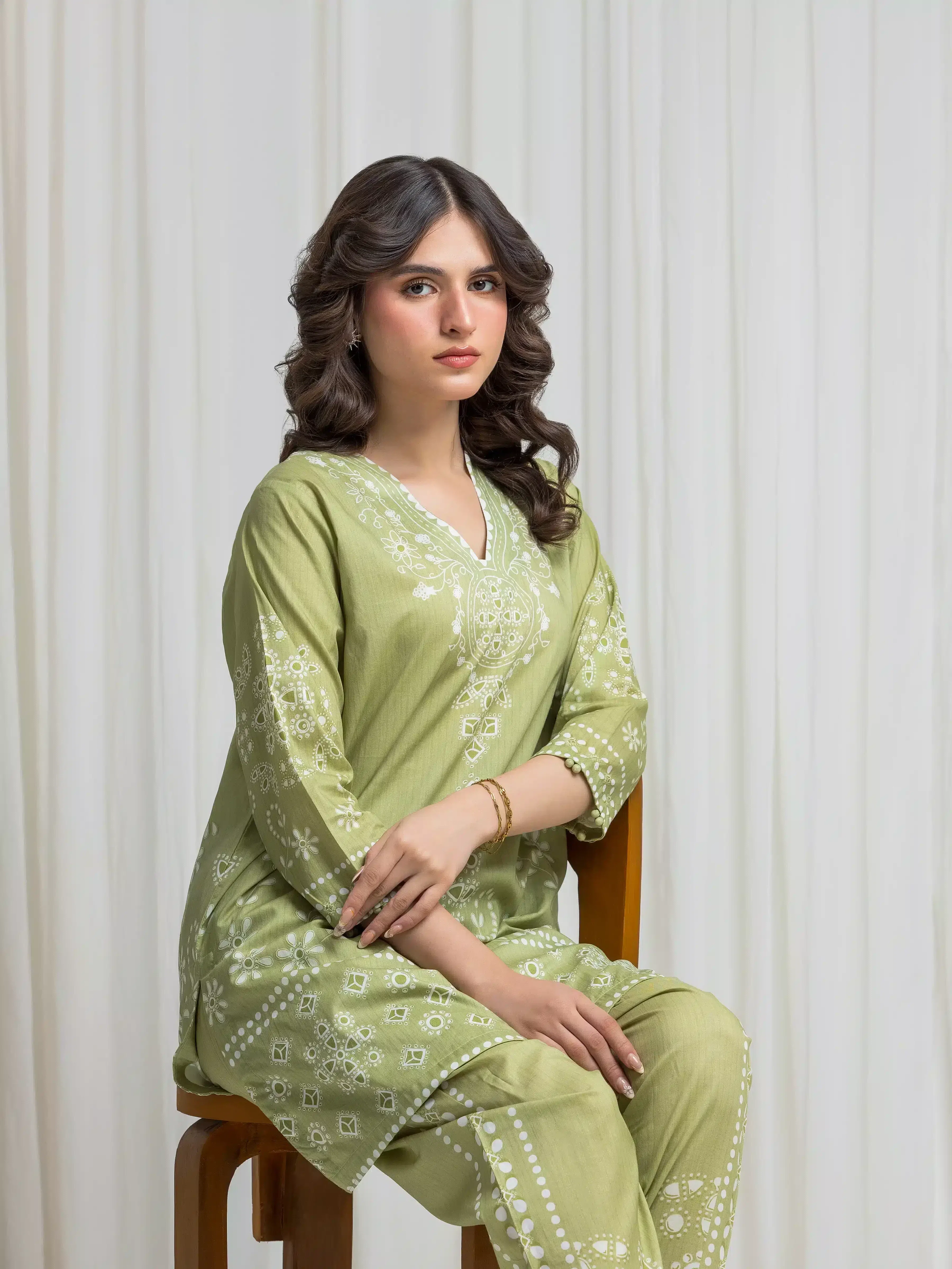 Printed Lawn Co-Ord Set - EWTKP6-86024ST - Image 2