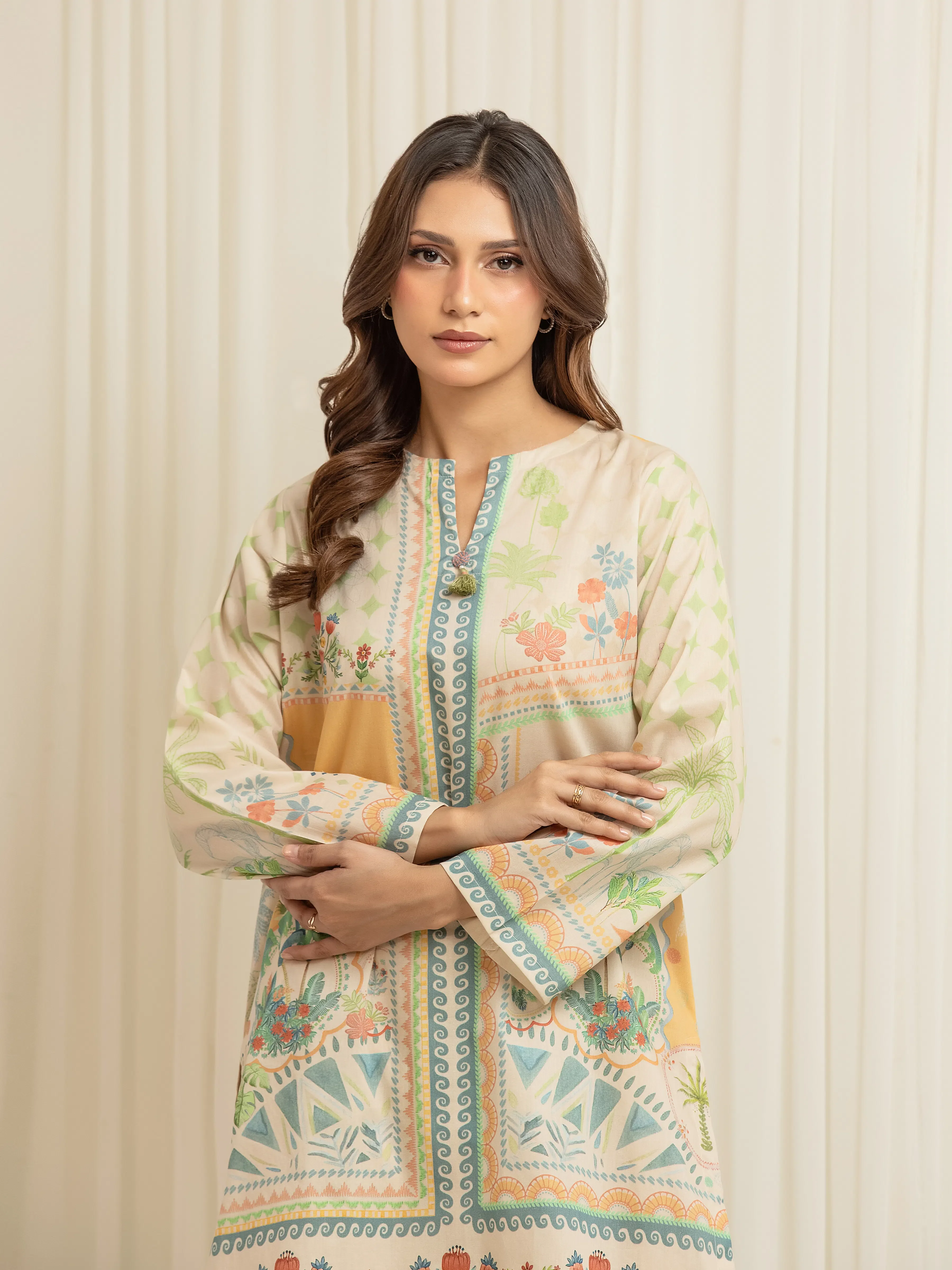 Printed Lawn Co-Ord Set - EWTKP6-86026ST - Image 2