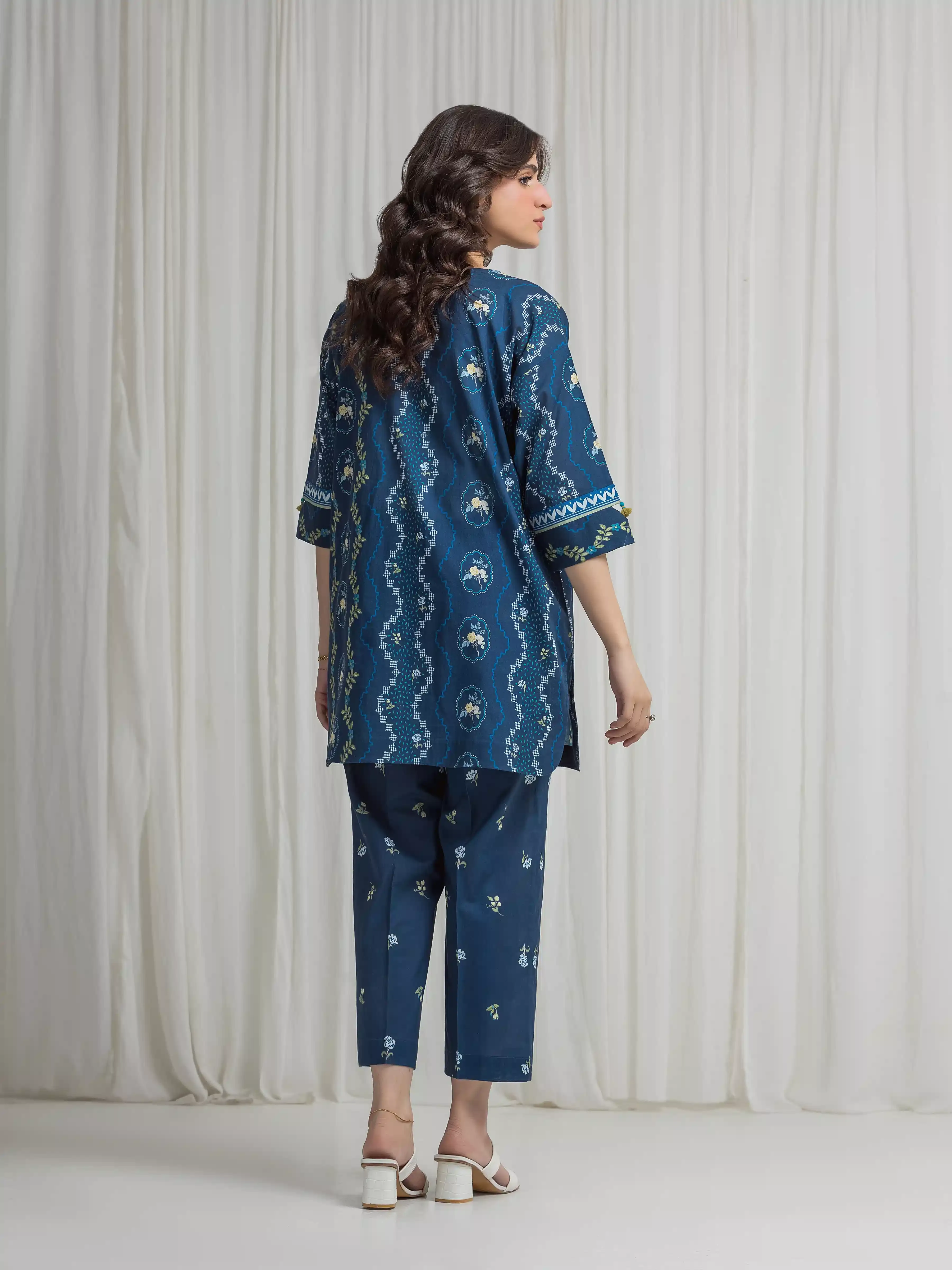Printed Lawn Co-Ord Set - EWTKP6-86031ST - Image 5
