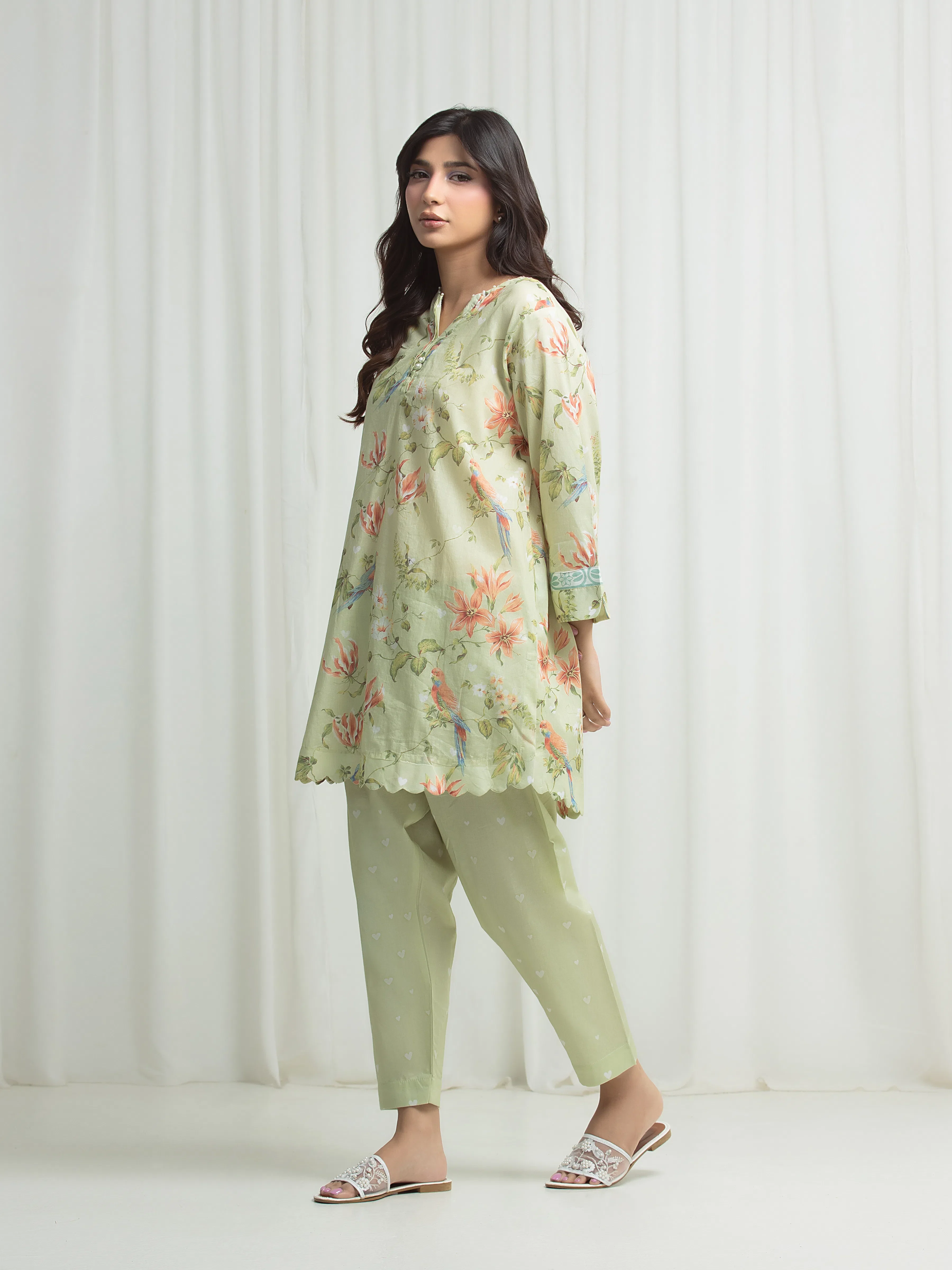 Printed Lawn Shirt Trouser - EWTKP6-86032ST - Image 5