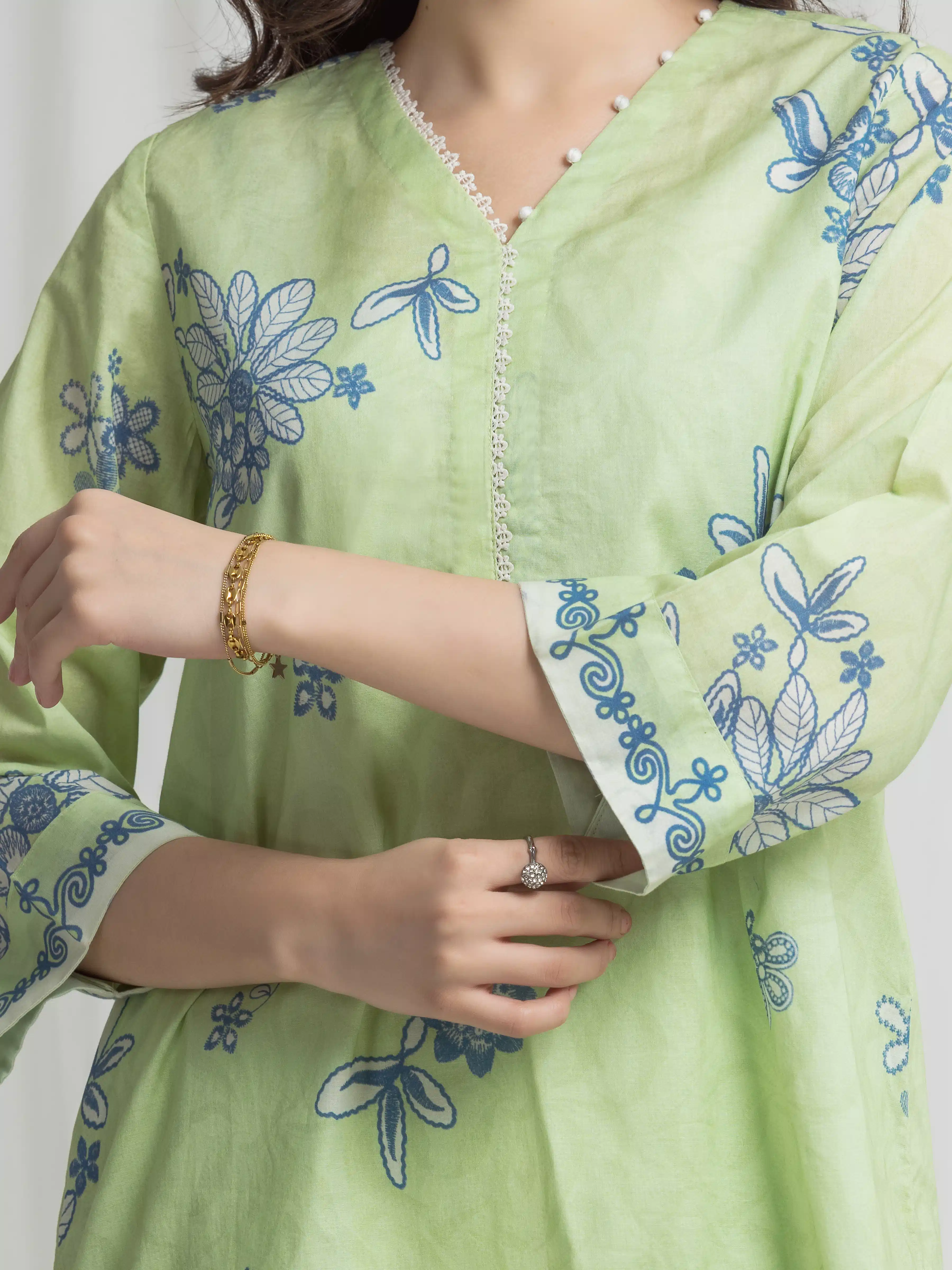 Printed Lawn Co-Ord Set - EWTKP6-86033ST - Image 4
