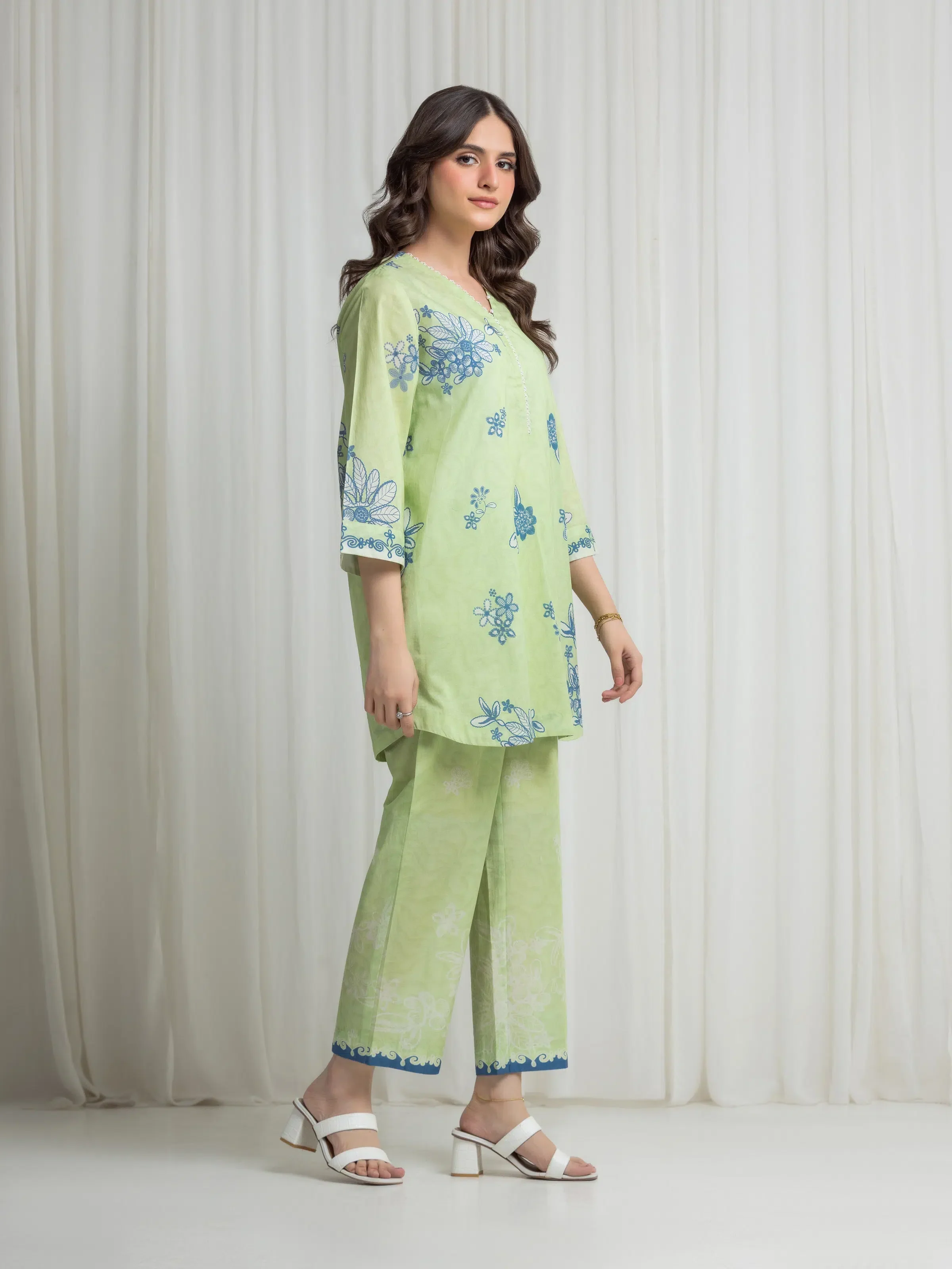Printed Lawn Co-Ord Set - EWTKP6-86033ST - Image 5