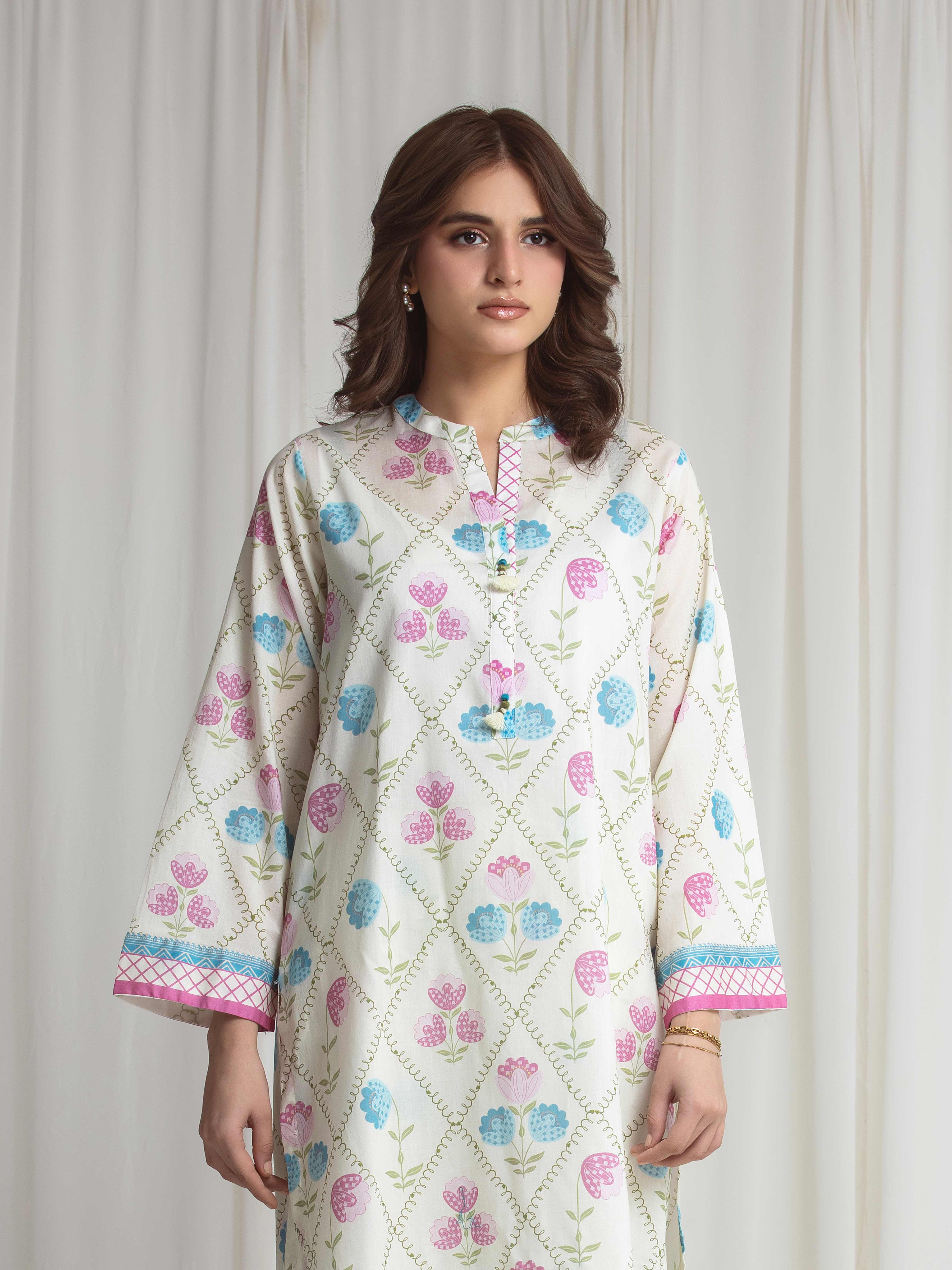 Printed Lawn Co-Ord Set - EWTKP6-86034ST - Image 2