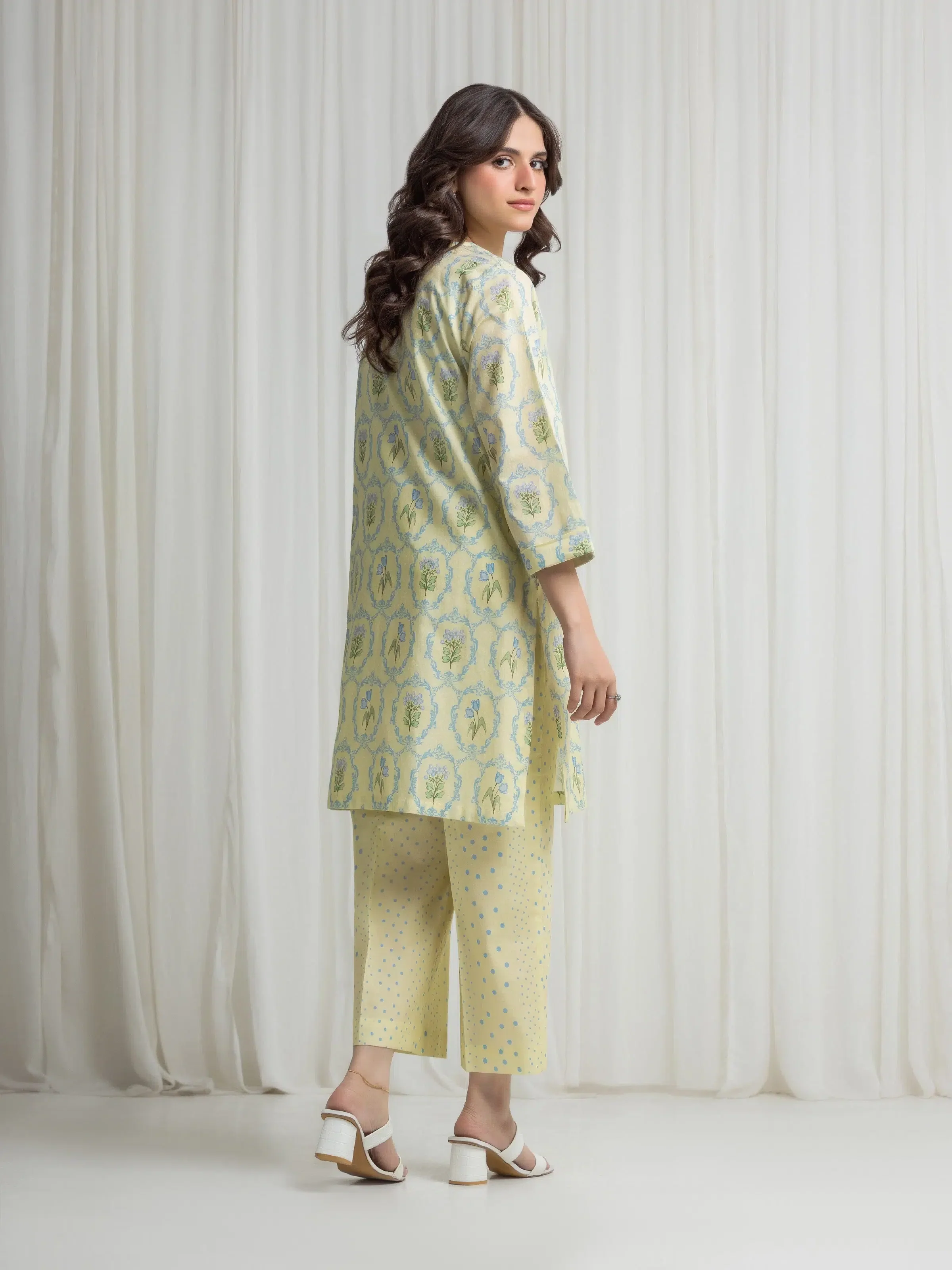 Printed Lawn Co-Ord Set - EWTKP6-86036ST - Image 5